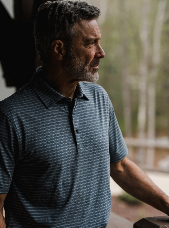 GenTeal Cobb Performance Polo - Dark Blue