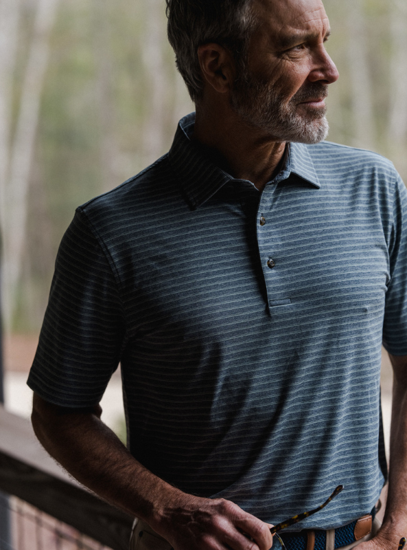 GenTeal Cobb Performance Polo - Dark Blue