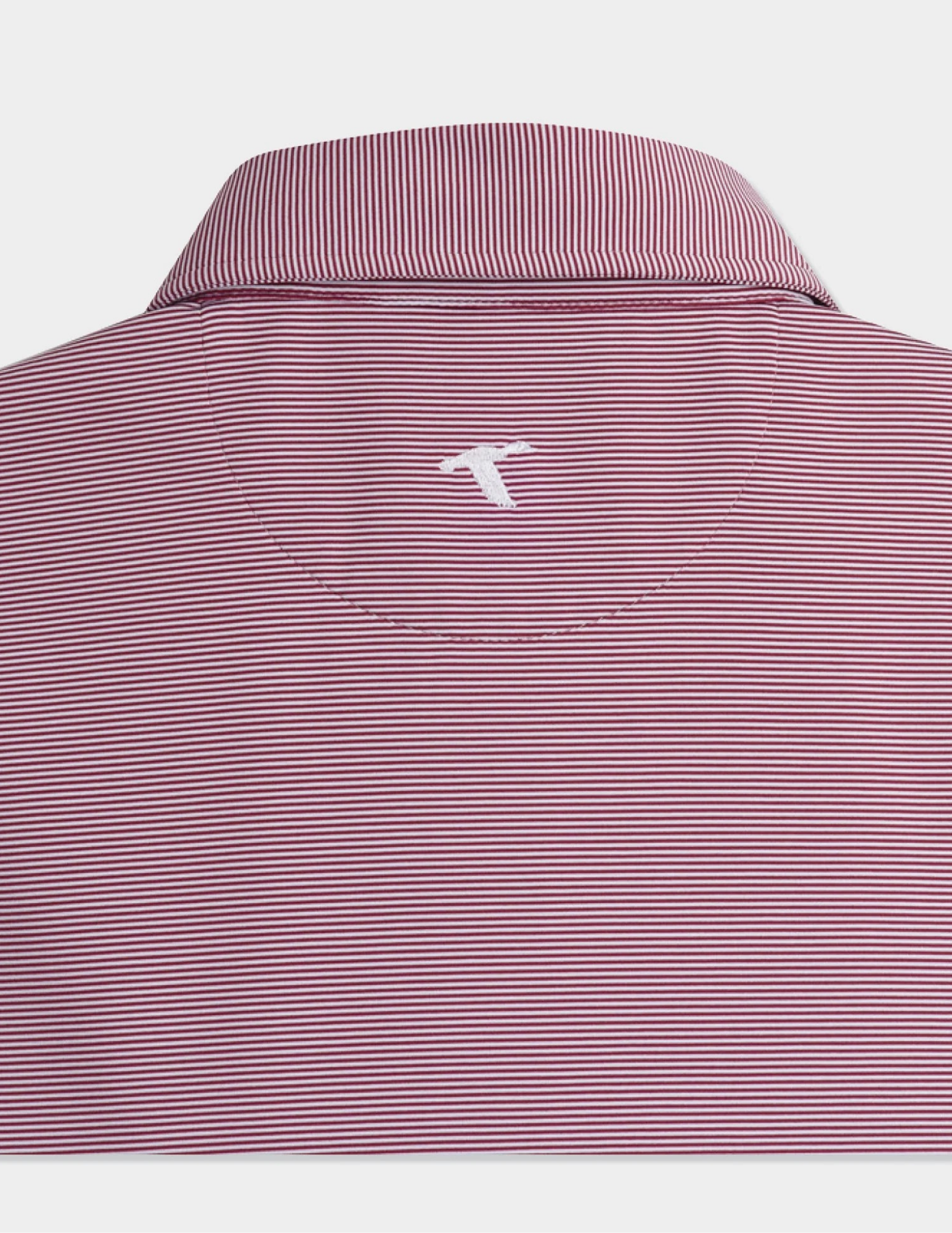 GenTeal Maroon Club Pinstripe Performance Polo