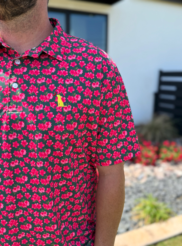 Local Boys Outfitters- Dirty Myrtle Polo Green Azalea