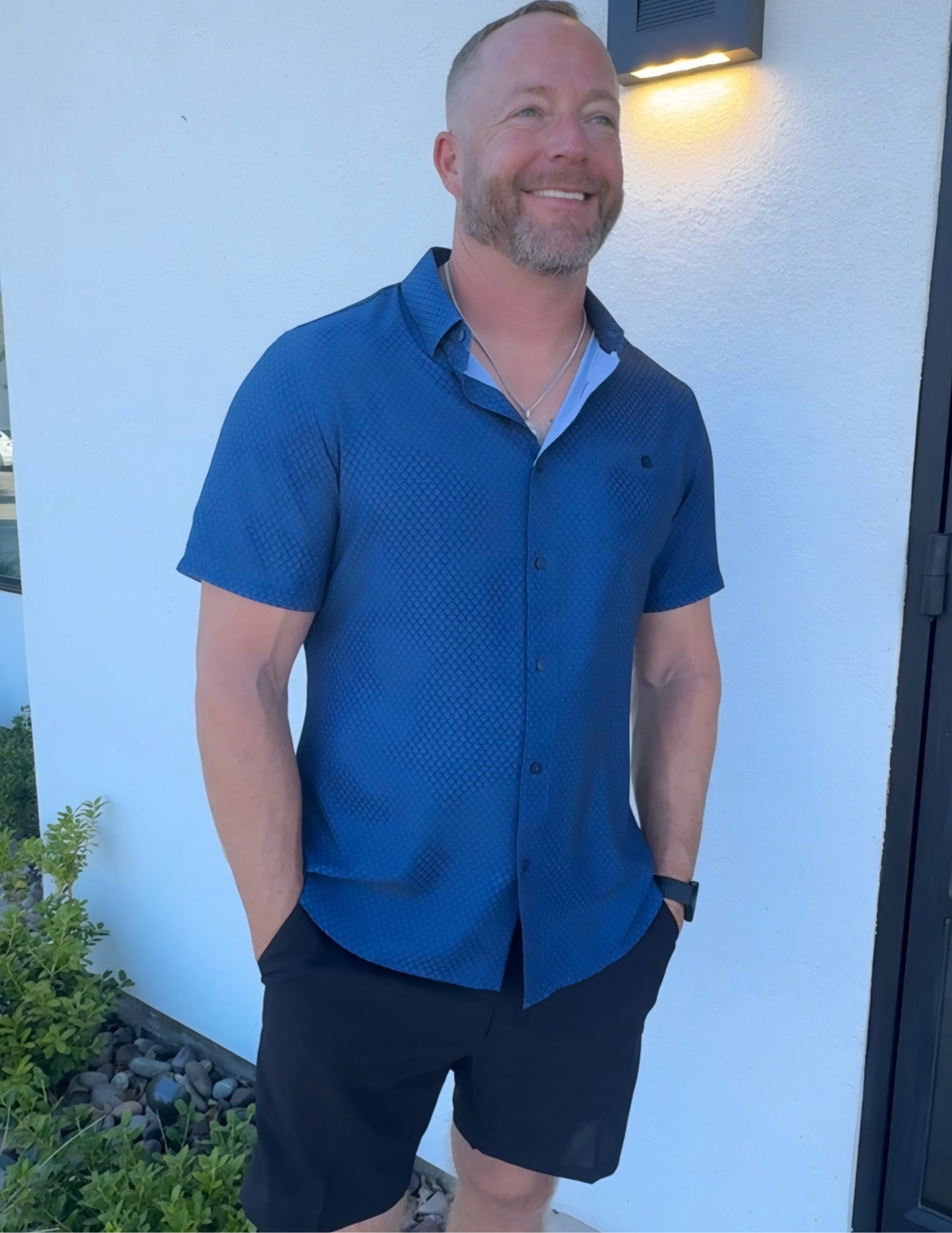 7 Diamonds Bosworth SS Shirt - Navy