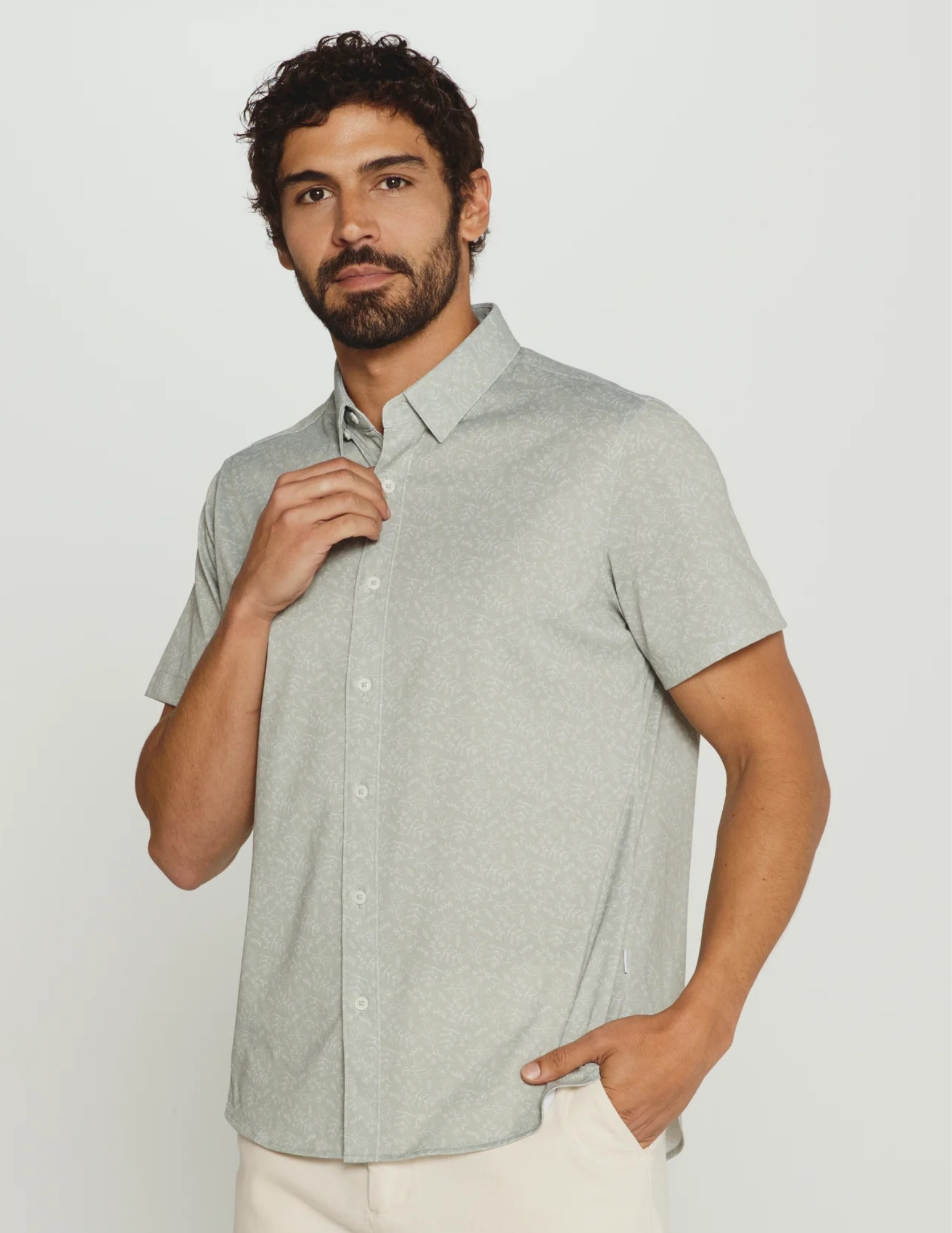 7Diamonds Eden SS Shirt- Pastel Green