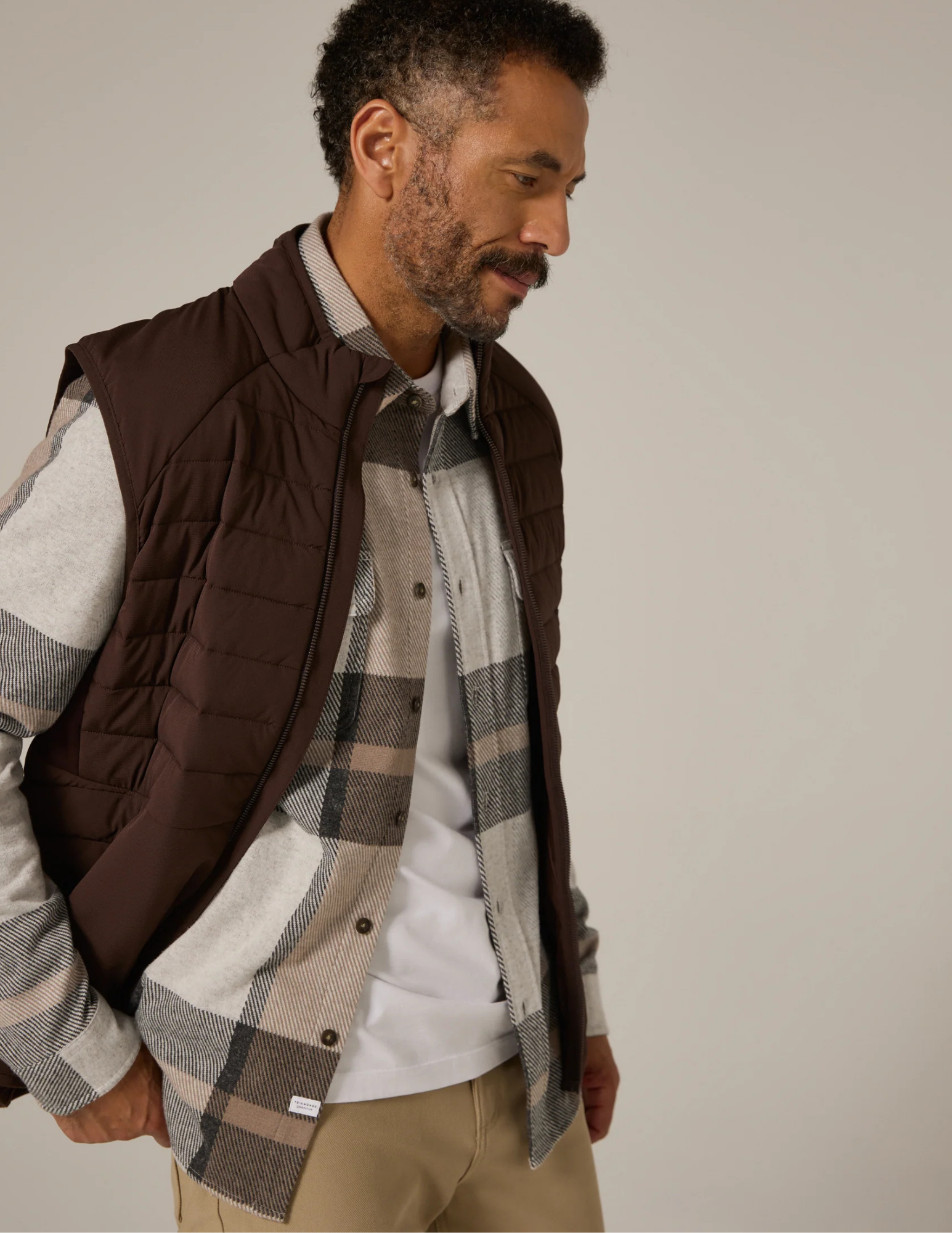 7 Diamonds Generation LS Shirt - Beige - The Foundry