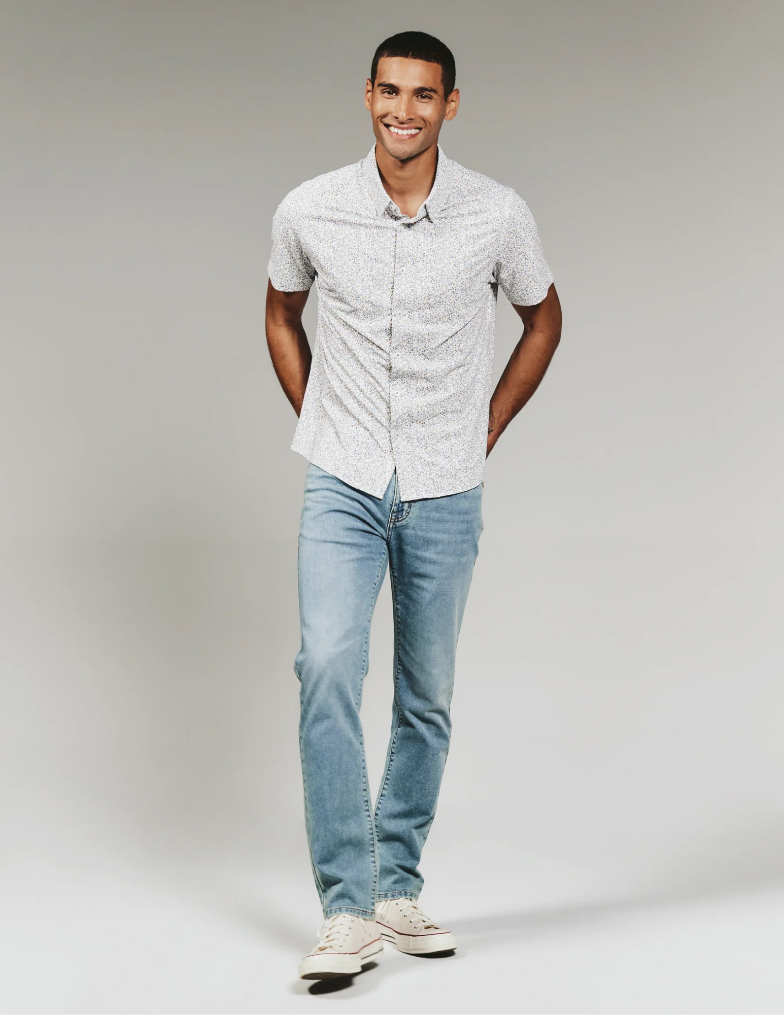 7 Diamonds Mercer SS Shirt - Natural - The Foundry