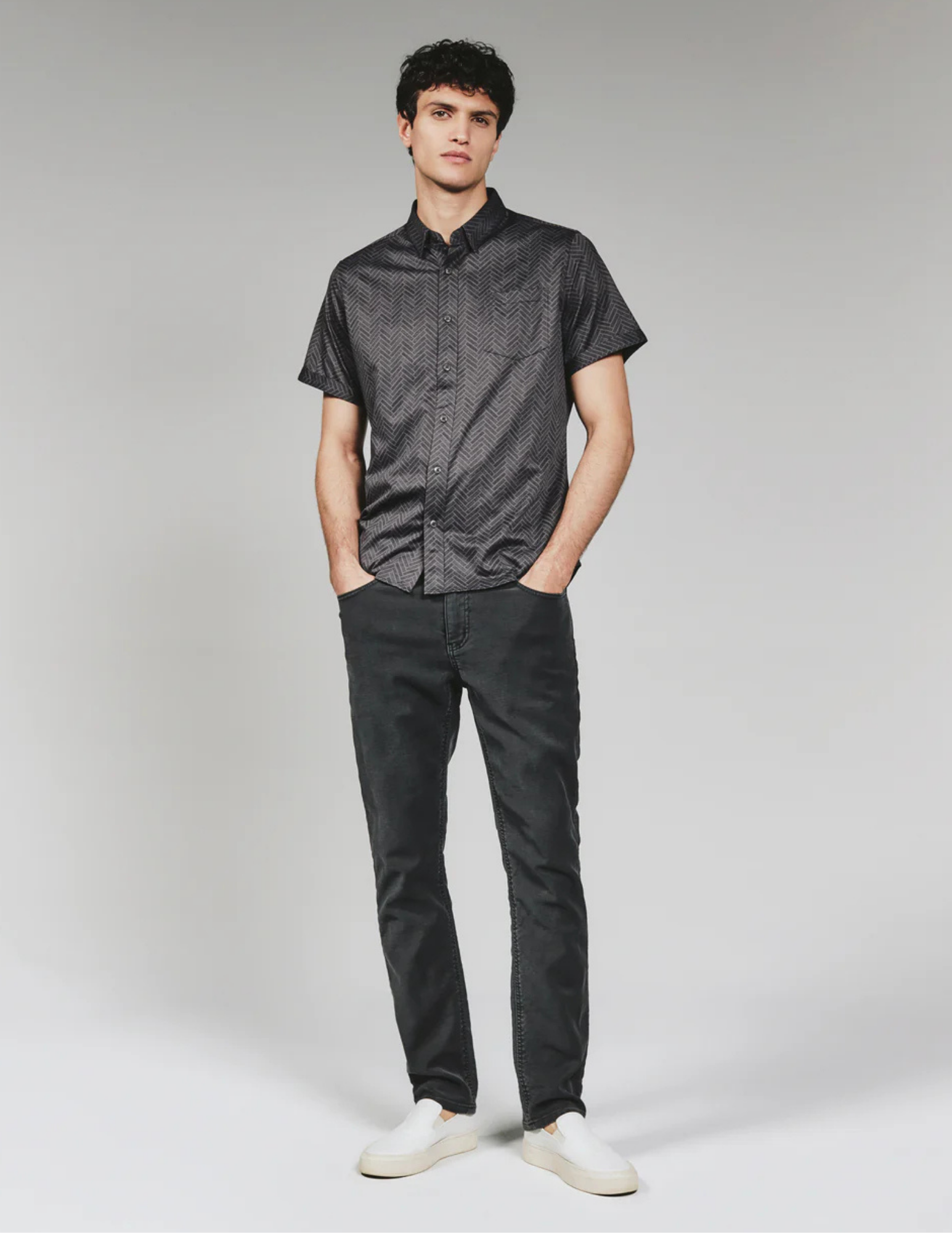7 Diamonds Olivier SS Shirt - Graphite
