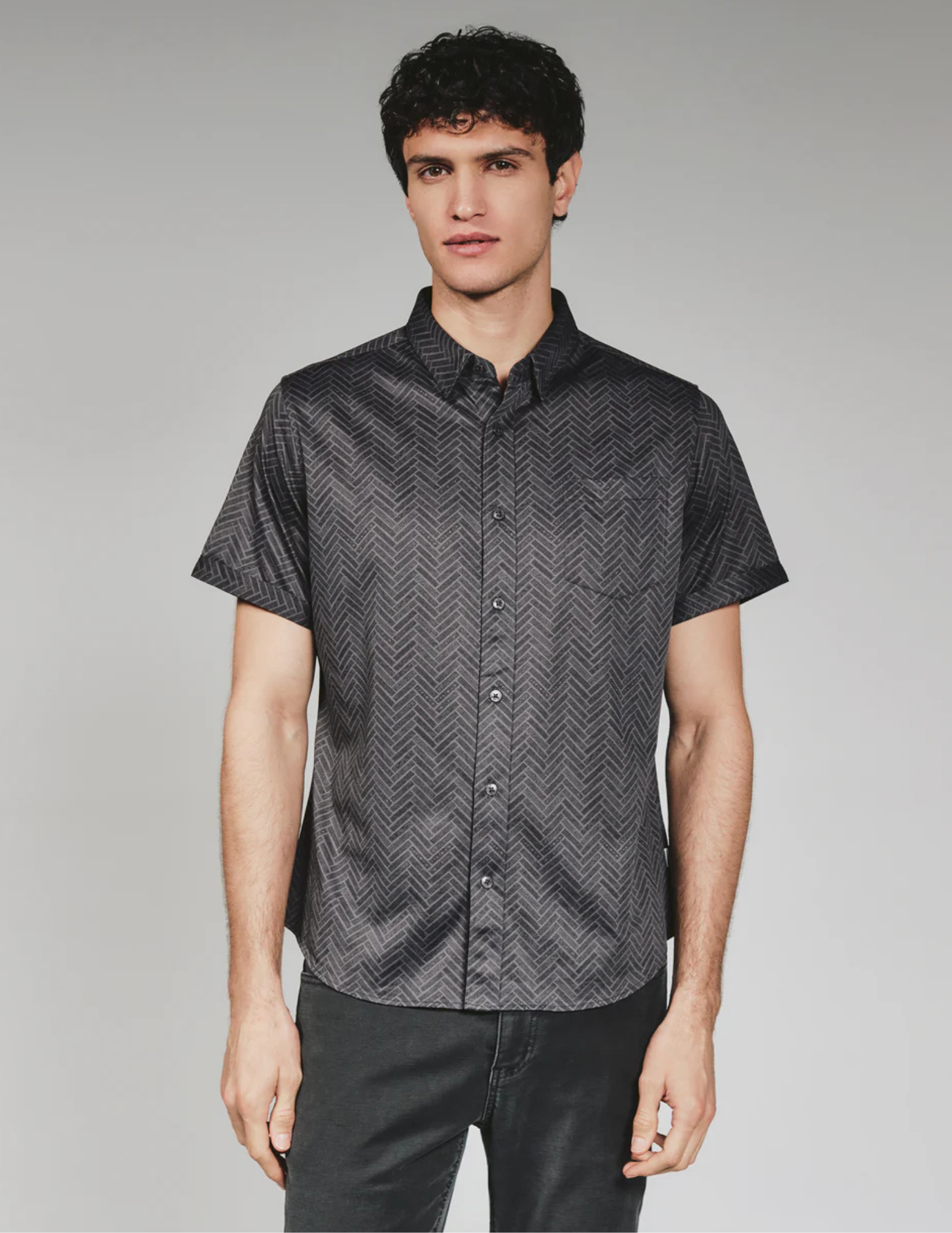 7 Diamonds Olivier SS Shirt - Graphite
