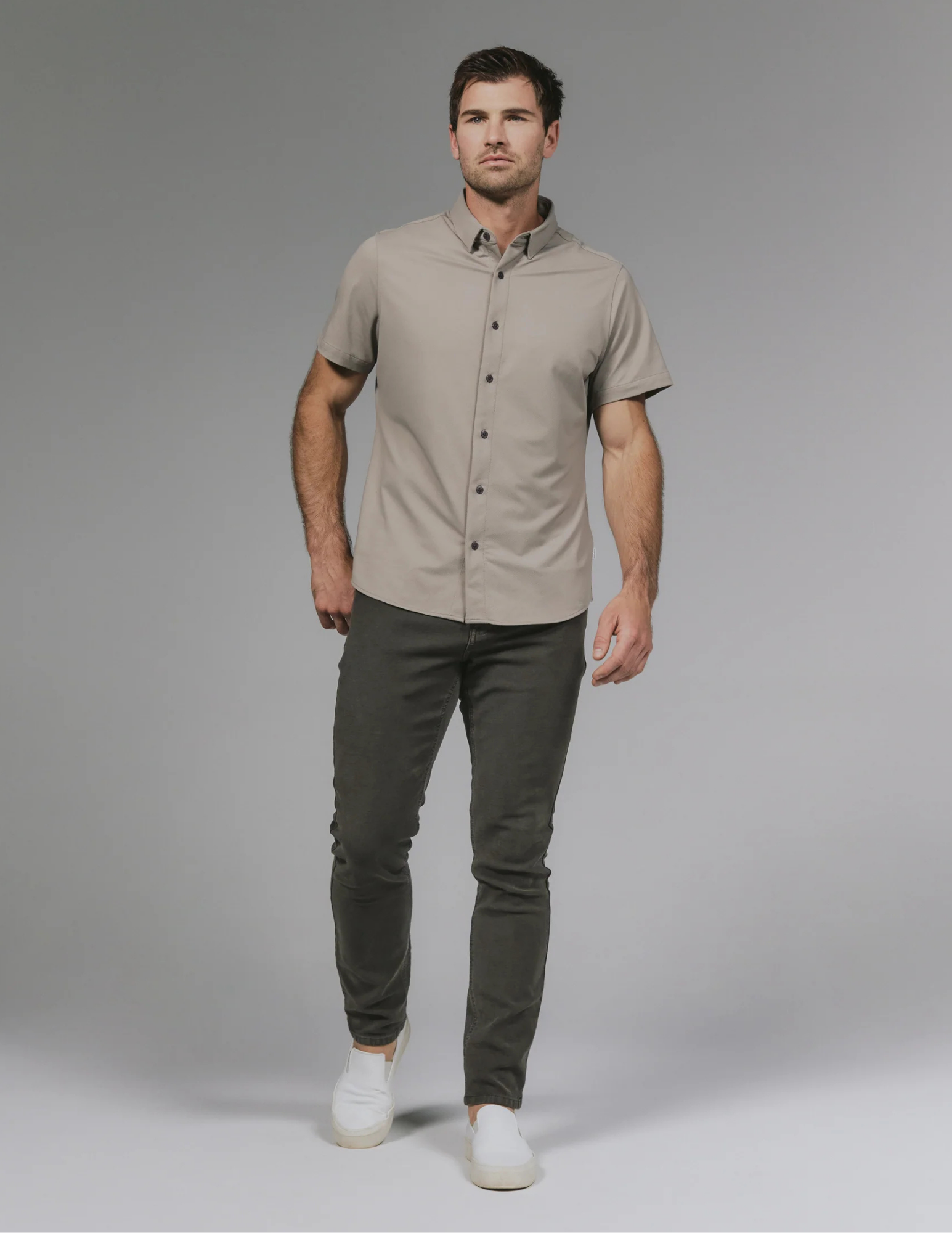 7 Diamonds Owen SS Shirt - Clay - The Foundry