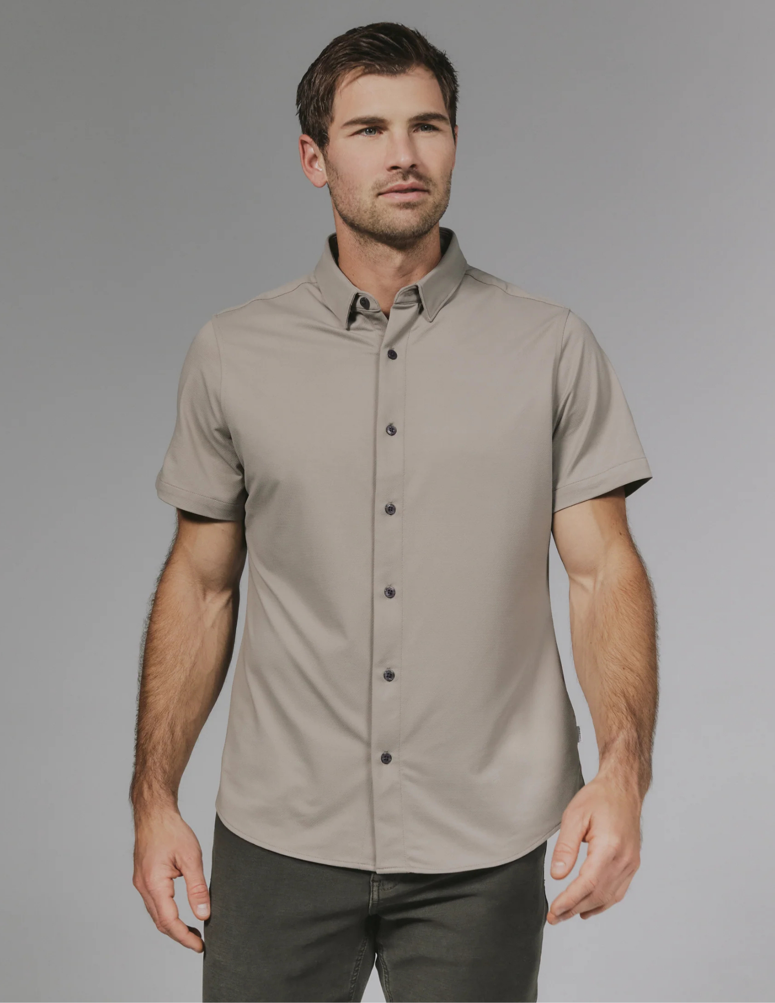 7 Diamonds Owen SS Shirt - Clay - The Foundry