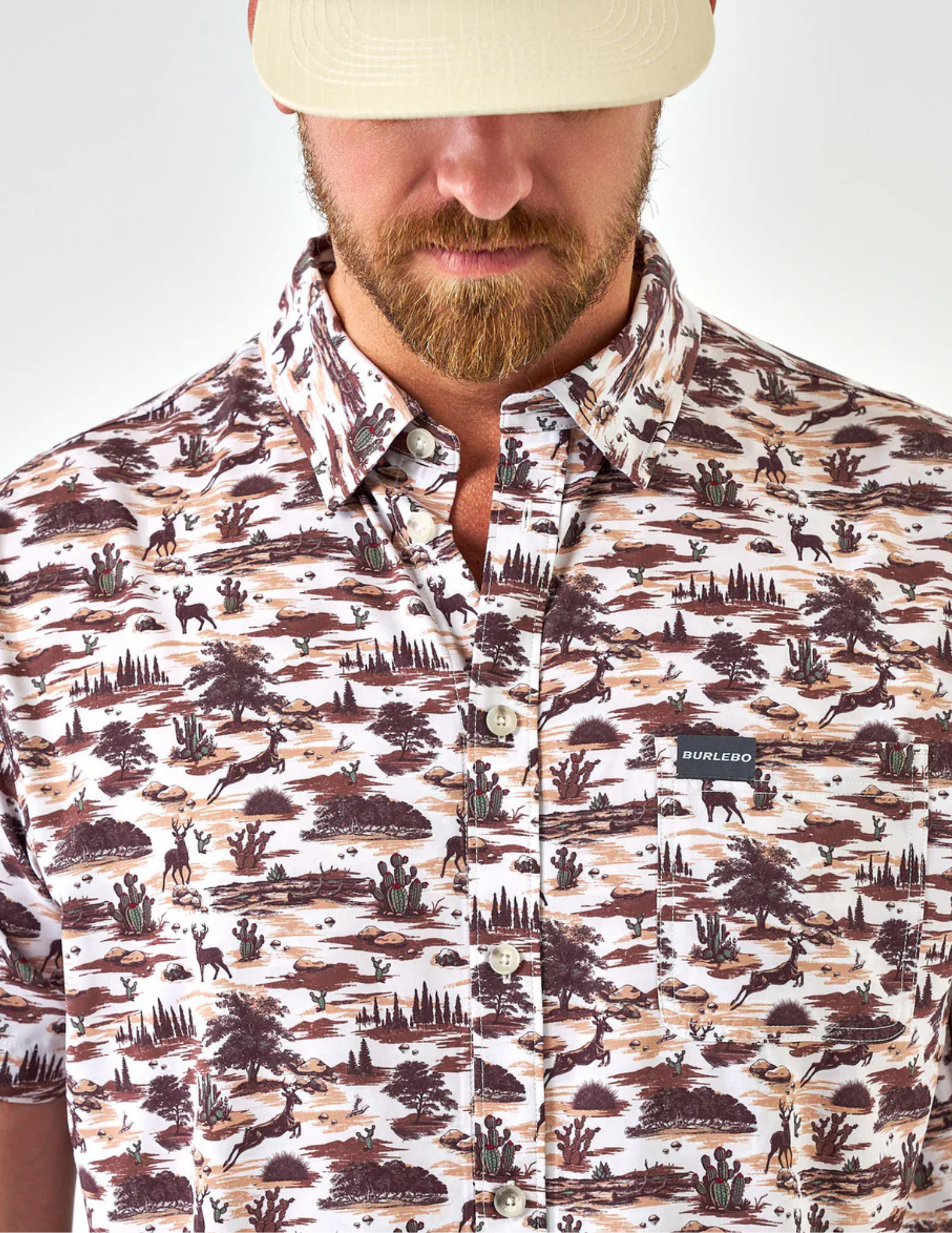 Burlebo Performance Button Up - Brush Country - The Foundry