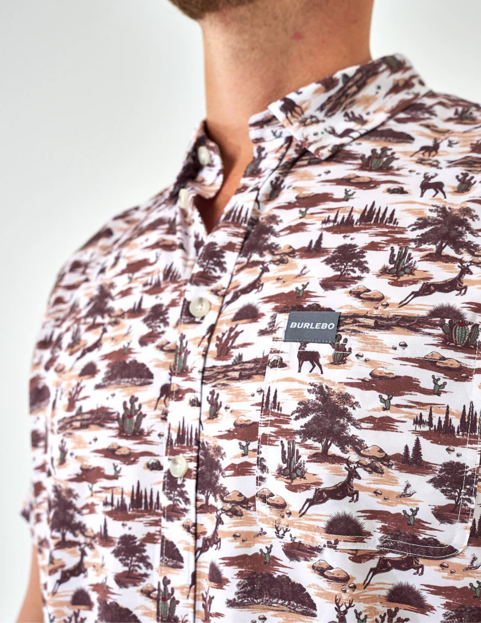 Burlebo Performance Button Up - Brush Country - The Foundry