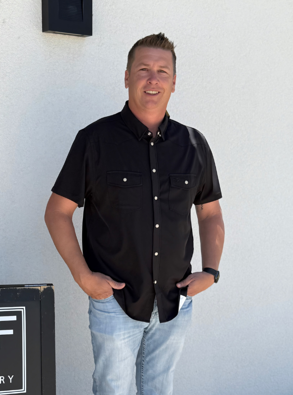 Burlebo Performance Western Shirt - Black