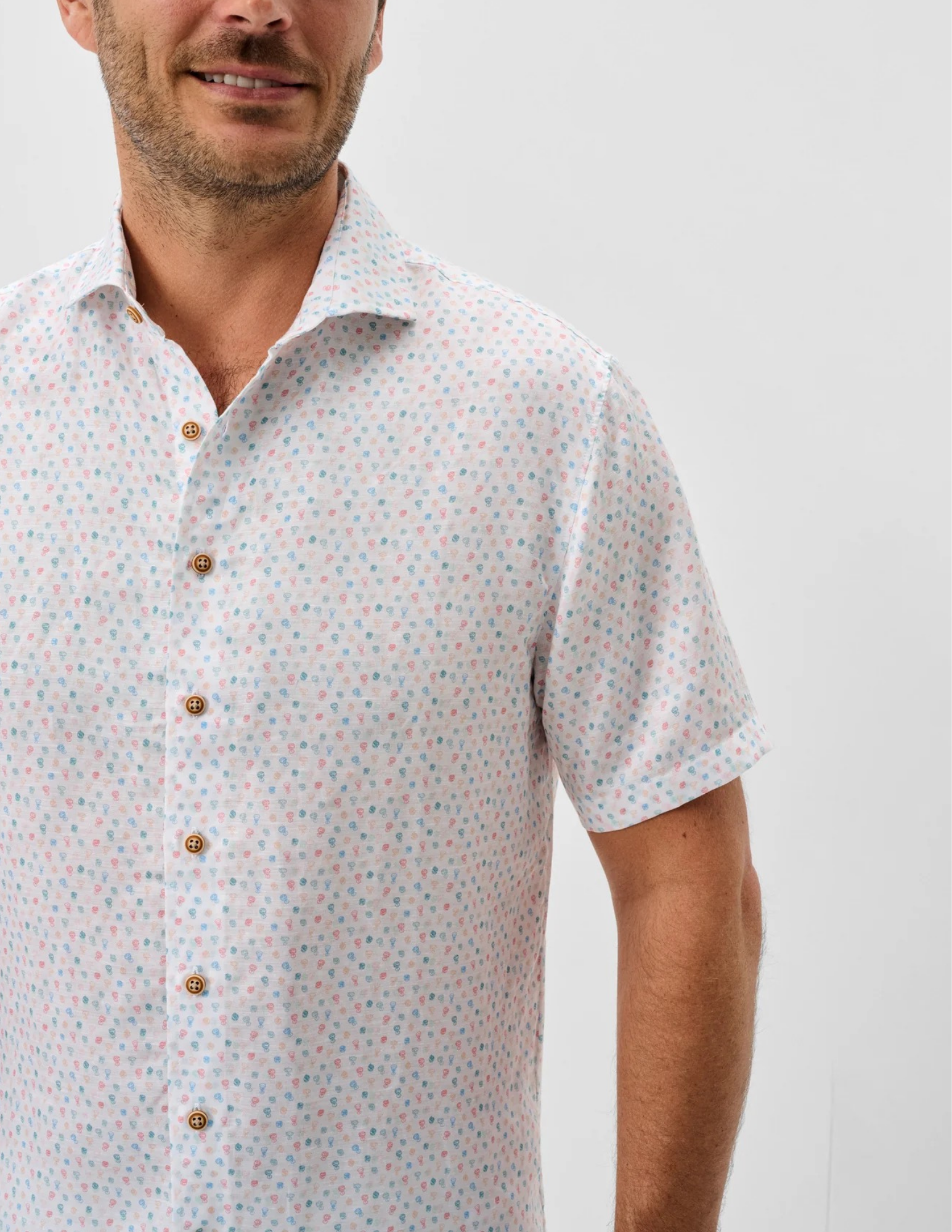 Johnnie-O SS Button up Shirt - Cash Bar