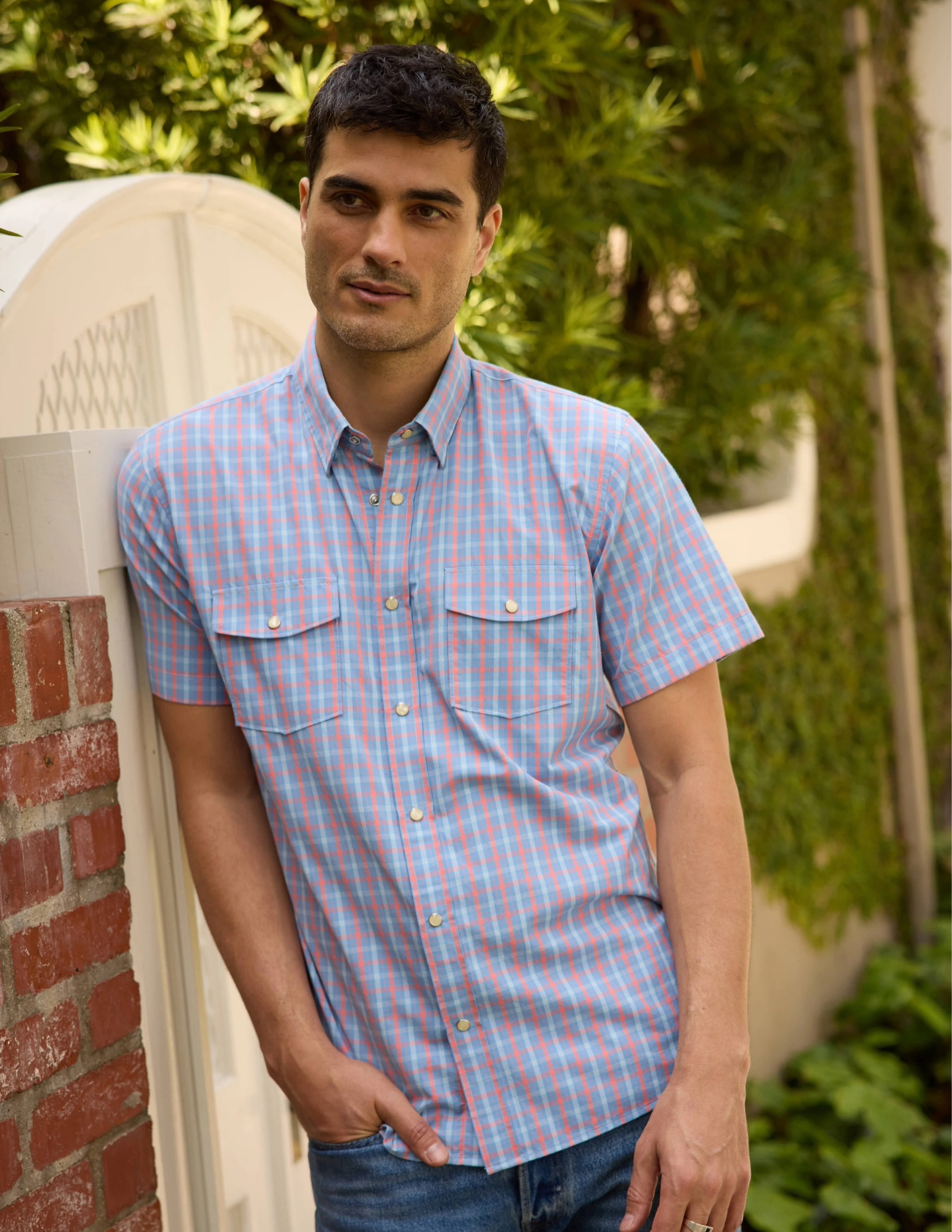 Snaps Rambler Featherweight SS Pearl Snap