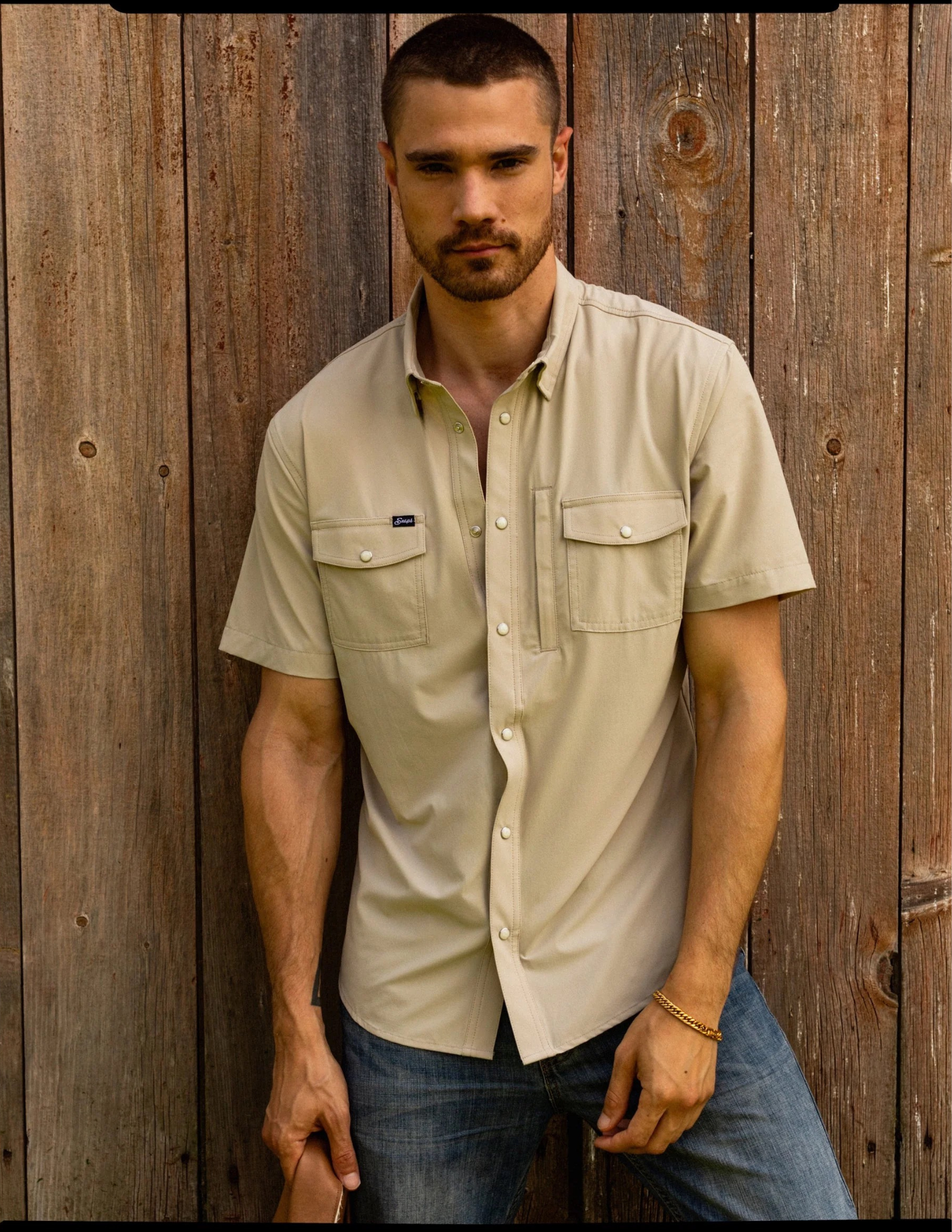 Snaps Traveler SS - Khaki