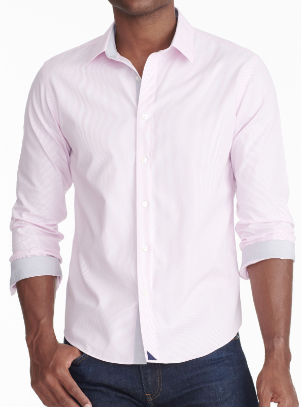 Untuckit - Douro Wrinkle Free Shirt Pink