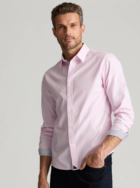 Untuckit - Douro Wrinkle Free Shirt Pink