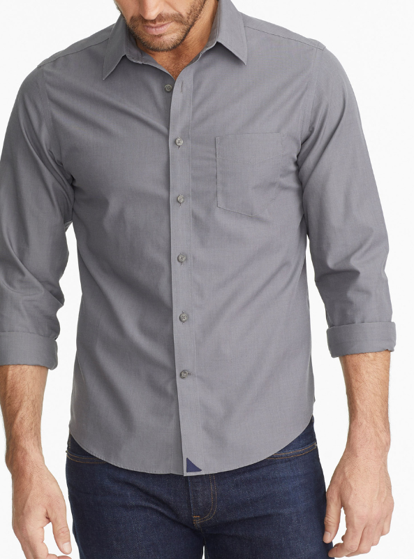 Untuckit - Sangiovese Wrinkle Free Shirt - Gray