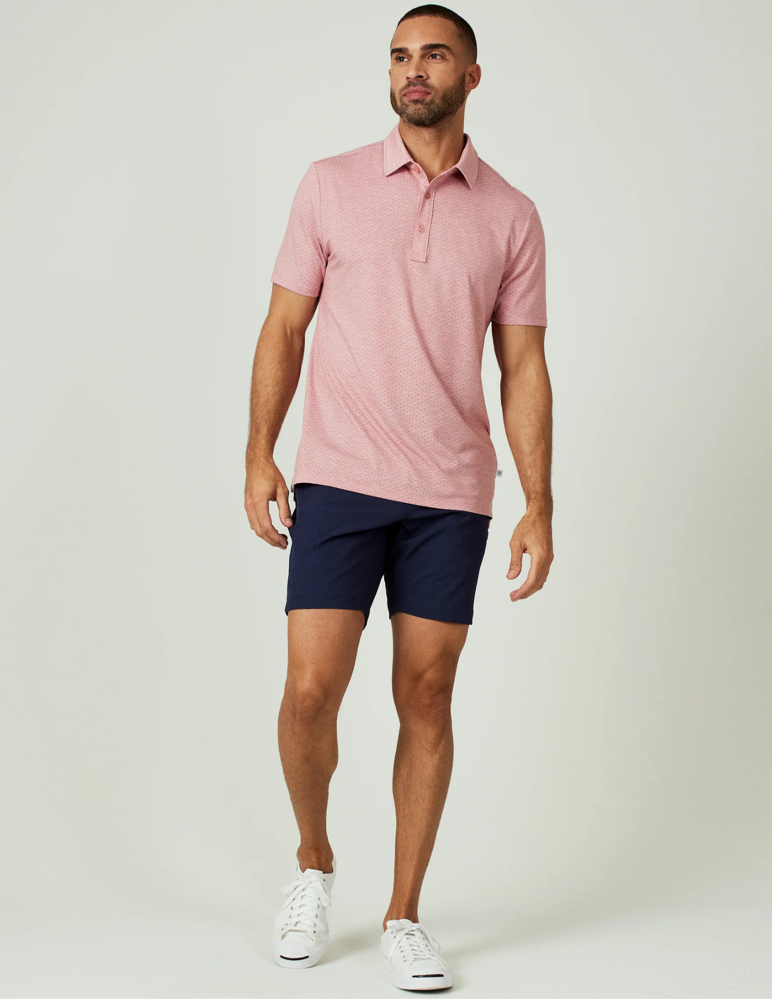 7 Diamonds Everest 8" Short - Navy - The Foundry