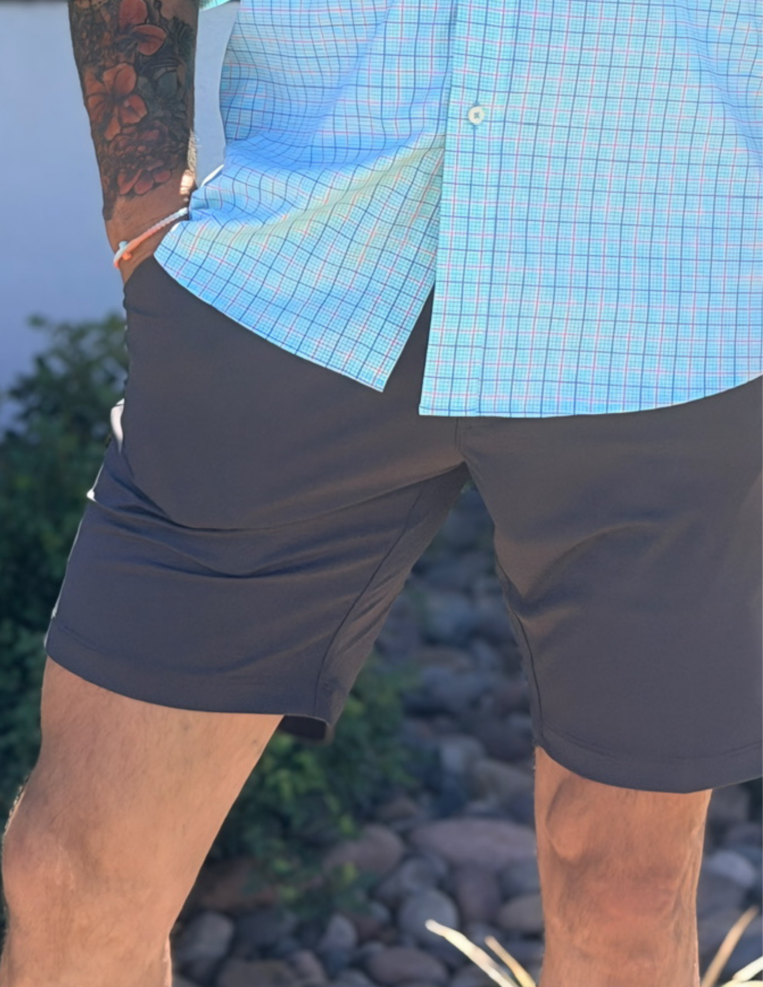 Zuma 8" Short- Charcoal