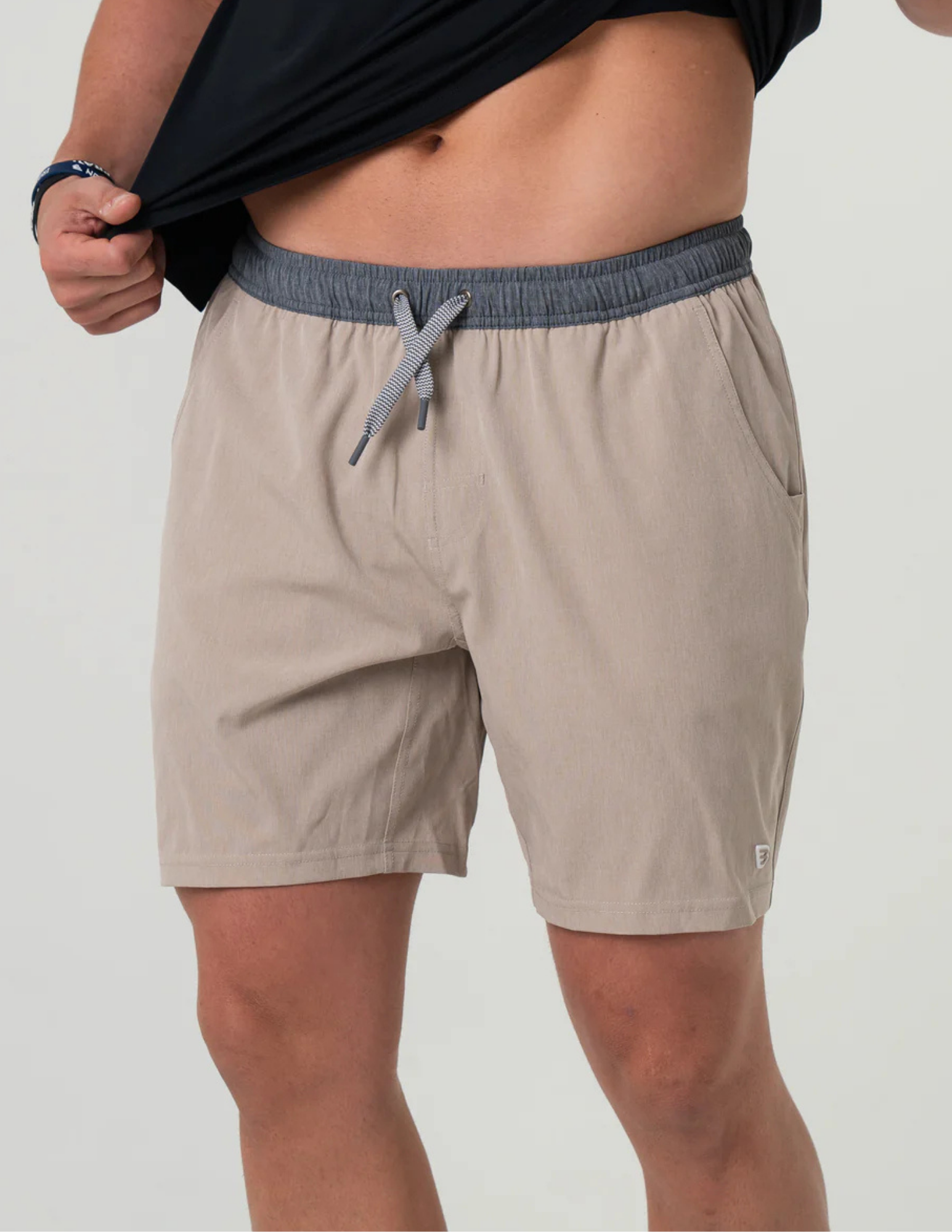 Burlebo Athletic Short Heather Khaki 5.5" Venado Camo Liner
