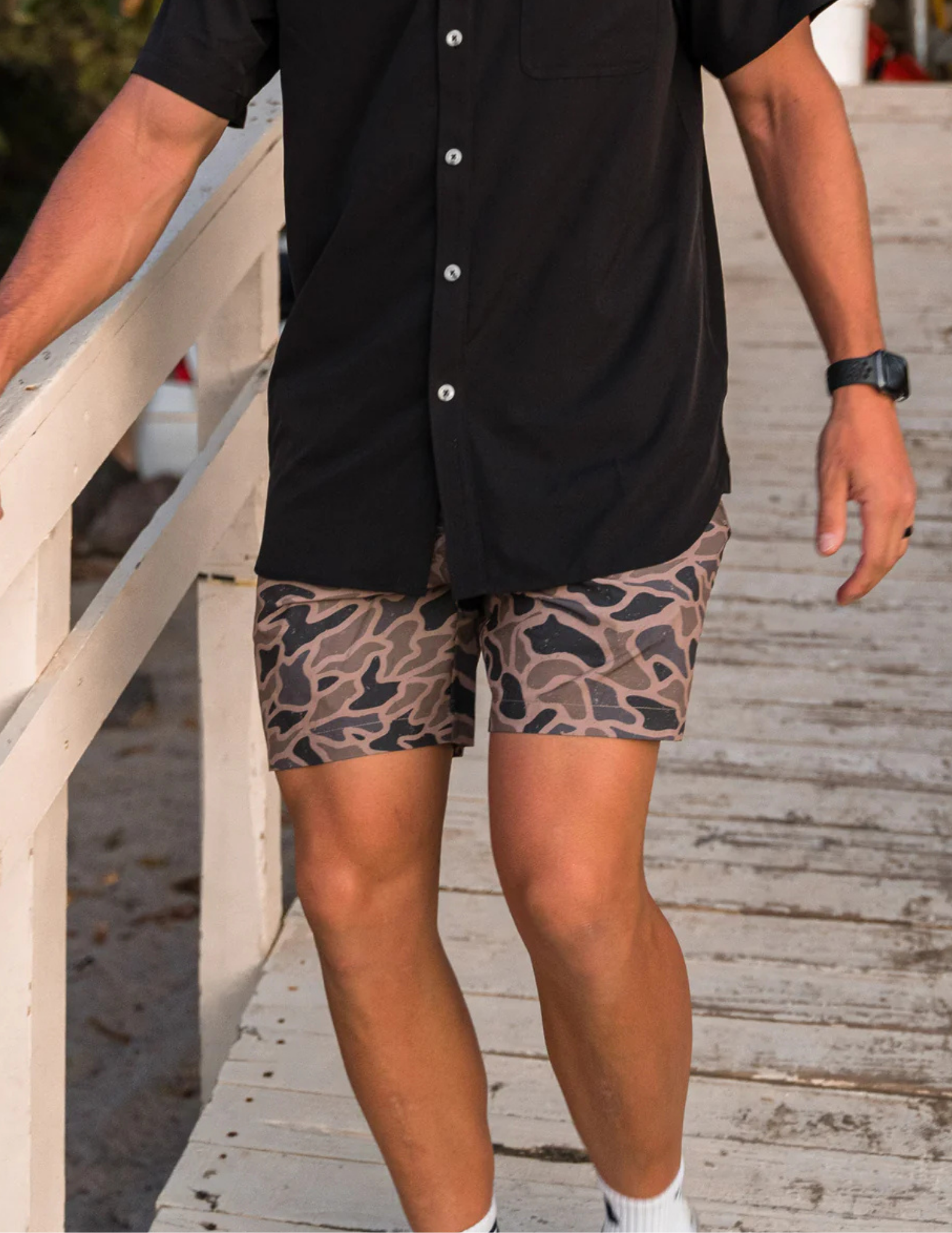 Burlebo Everyday Short Gauge Camo Black Pocket