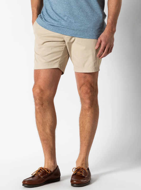 Duck Head 8" Harbor Performance Short - Stone