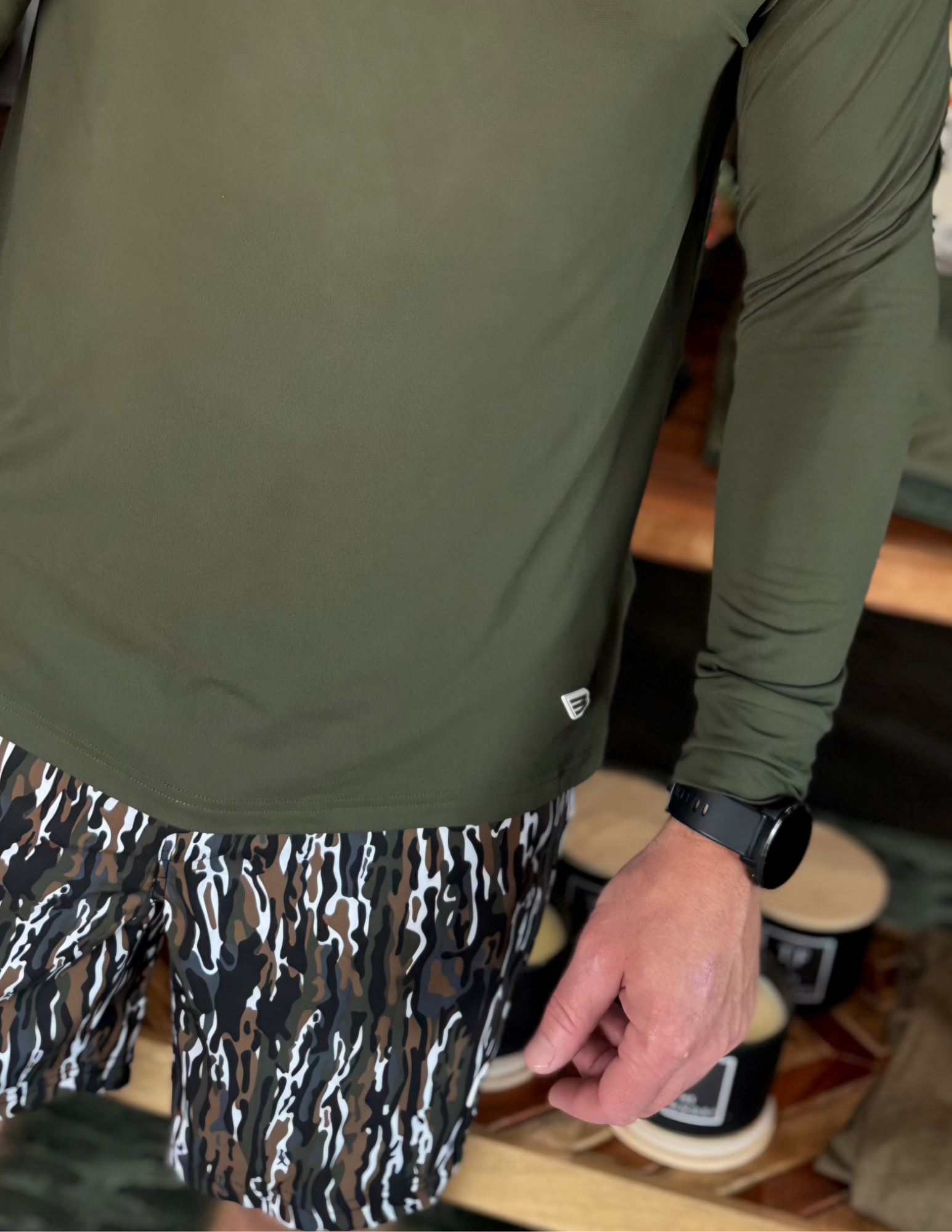 Embry Outdoors- Ranch Camo "All Day" Shorts