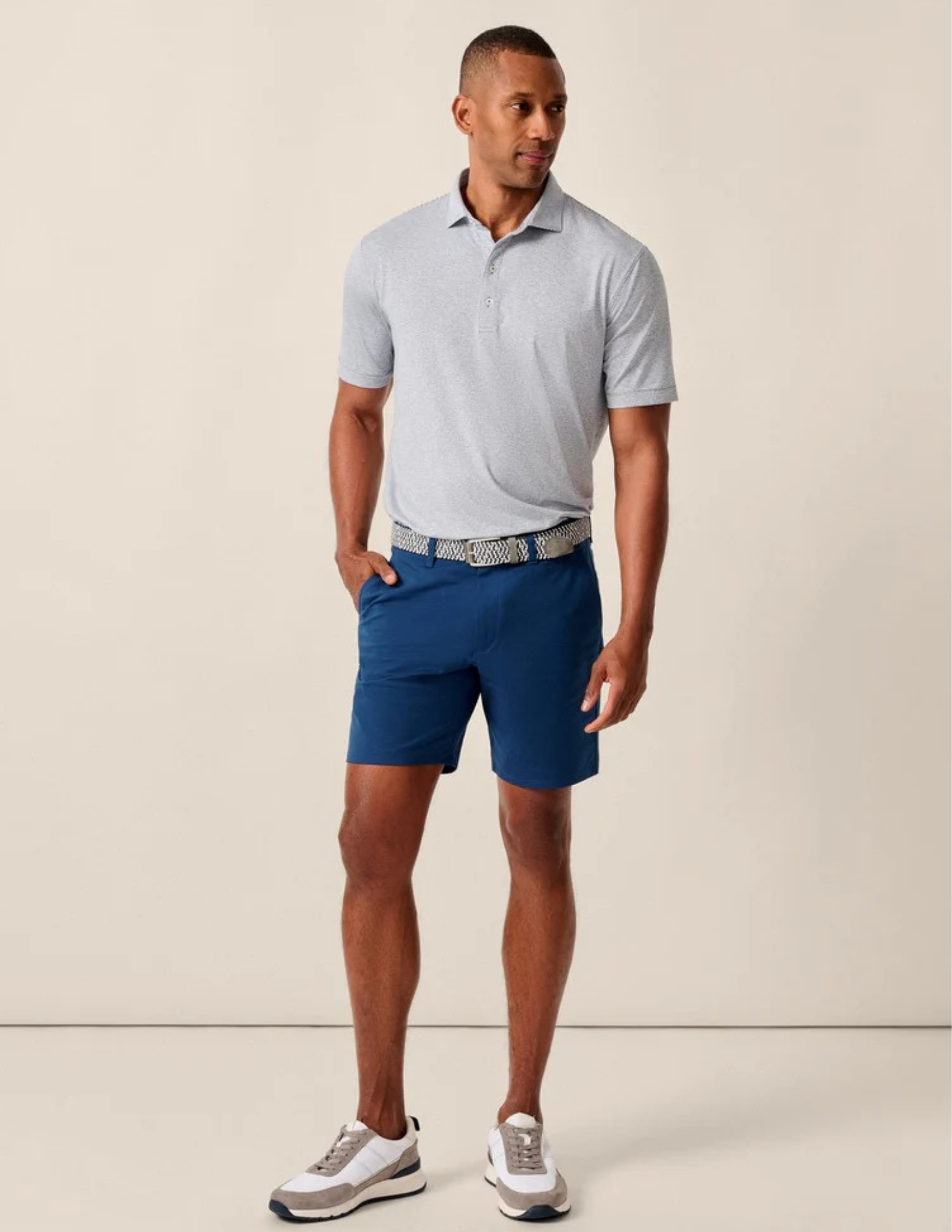 Johnnie-O Jupiter Stretch Cotton Performance Short - Lake