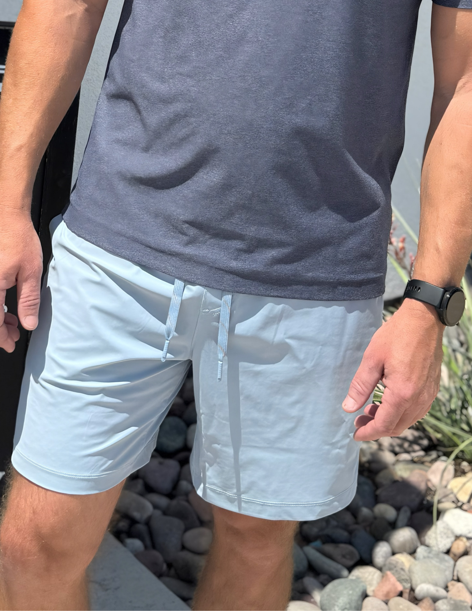 Rhone 7" Pursuit Short Unlined - Arctic Blue - The Foundry