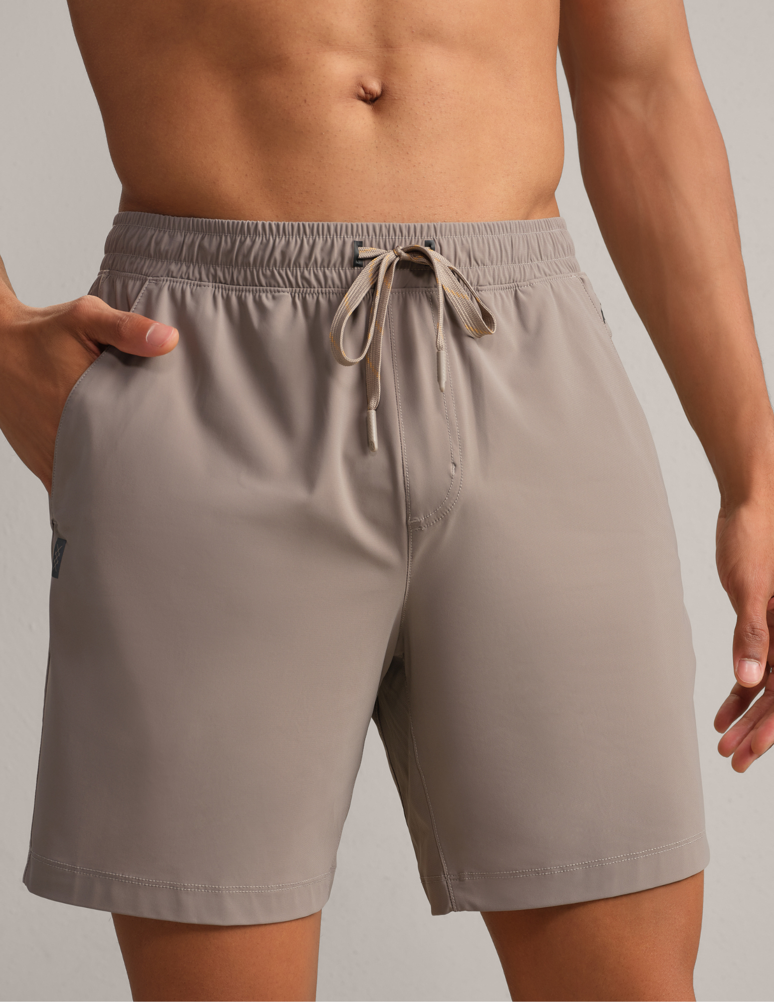 Rhone 7" Pursuit Short Unlined Foggy Taupe