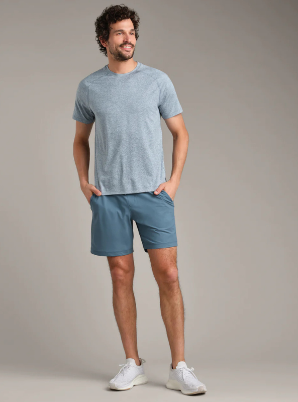 Rhone Apparel- 7" Pursuit Short- Lined- Blue Stone