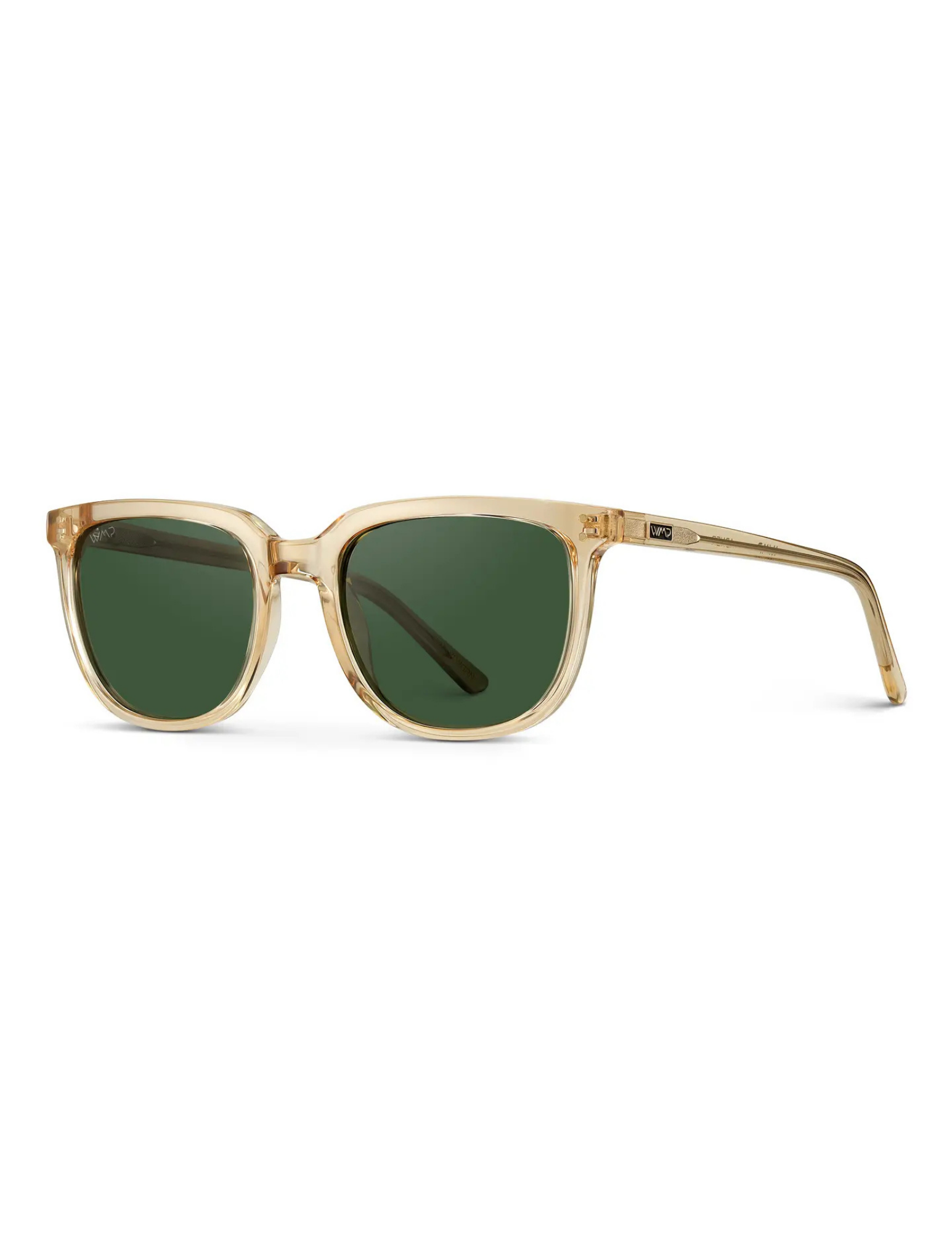 Abner - Unisex Polarized Square Sunglasses- Transparent Yellow Frame - The Foundry