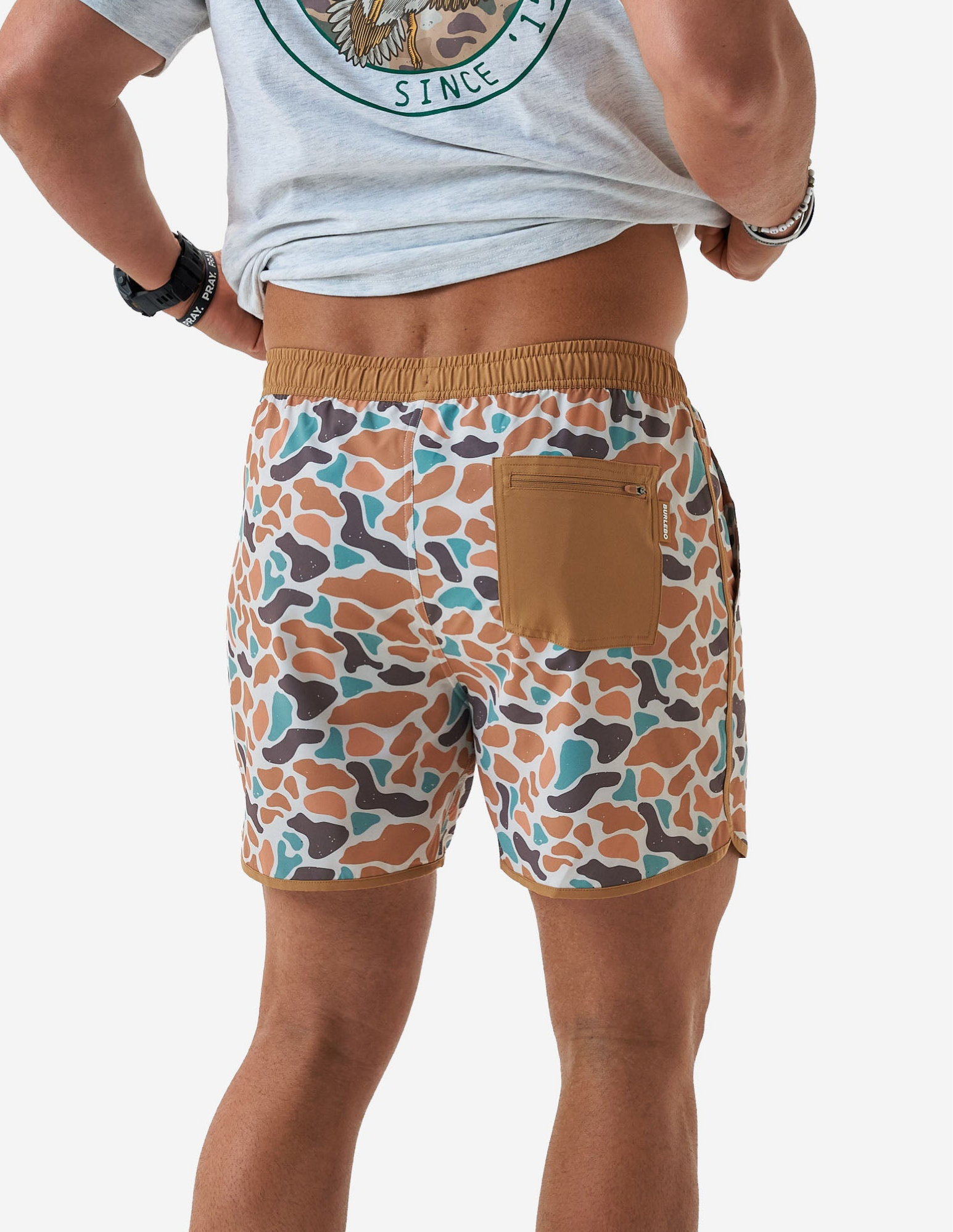 Burlebo Swim Trunks- Bayside Camo