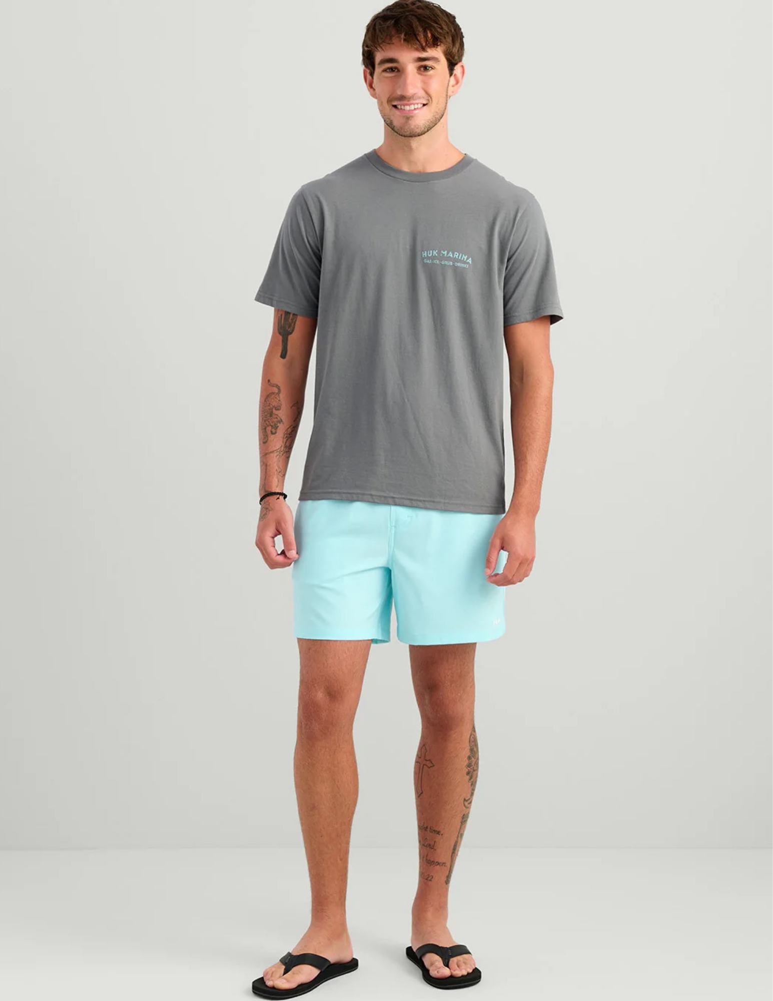 Huk - Pursuit Volley Swim Short - Caicos