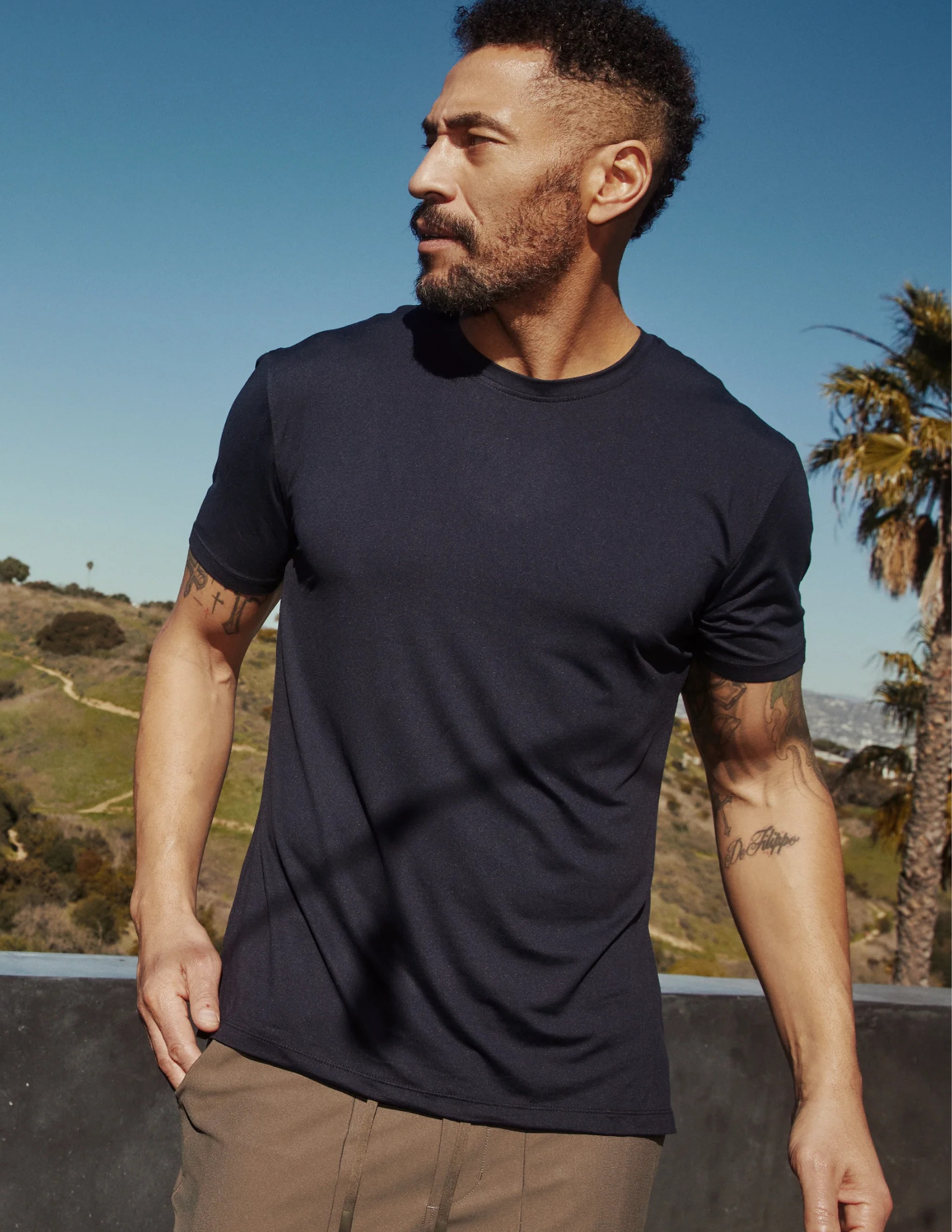 7 Diamonds Core Crew Neck Tee - Navy