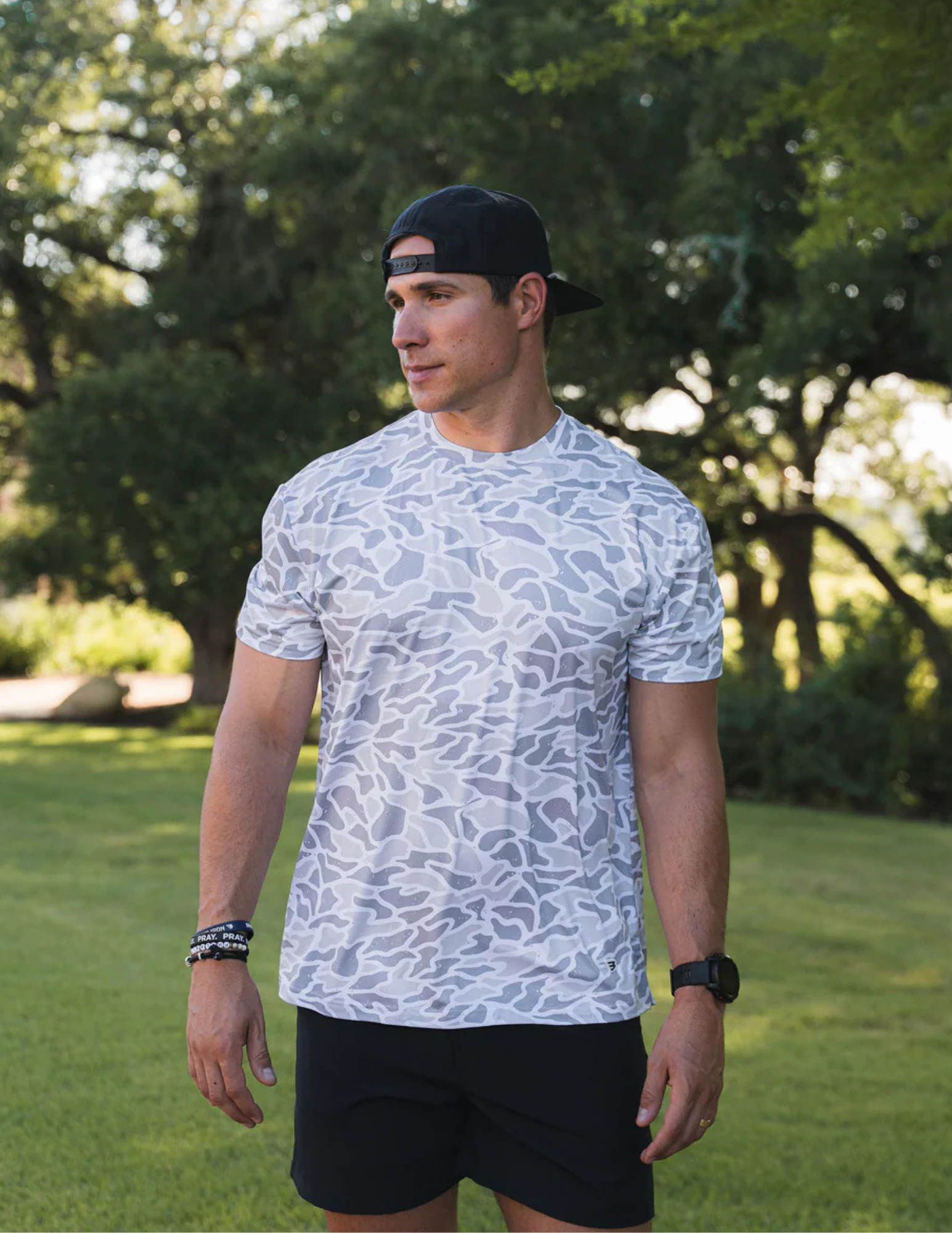 Burlebo Go To Tee - White Camo