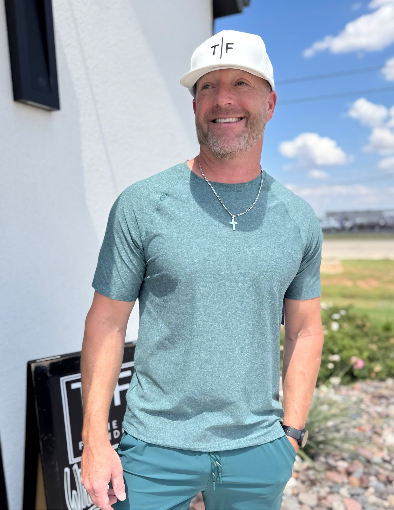 Rhone Apparel - Reign SS Tee- Moss Green Heather - The Foundry