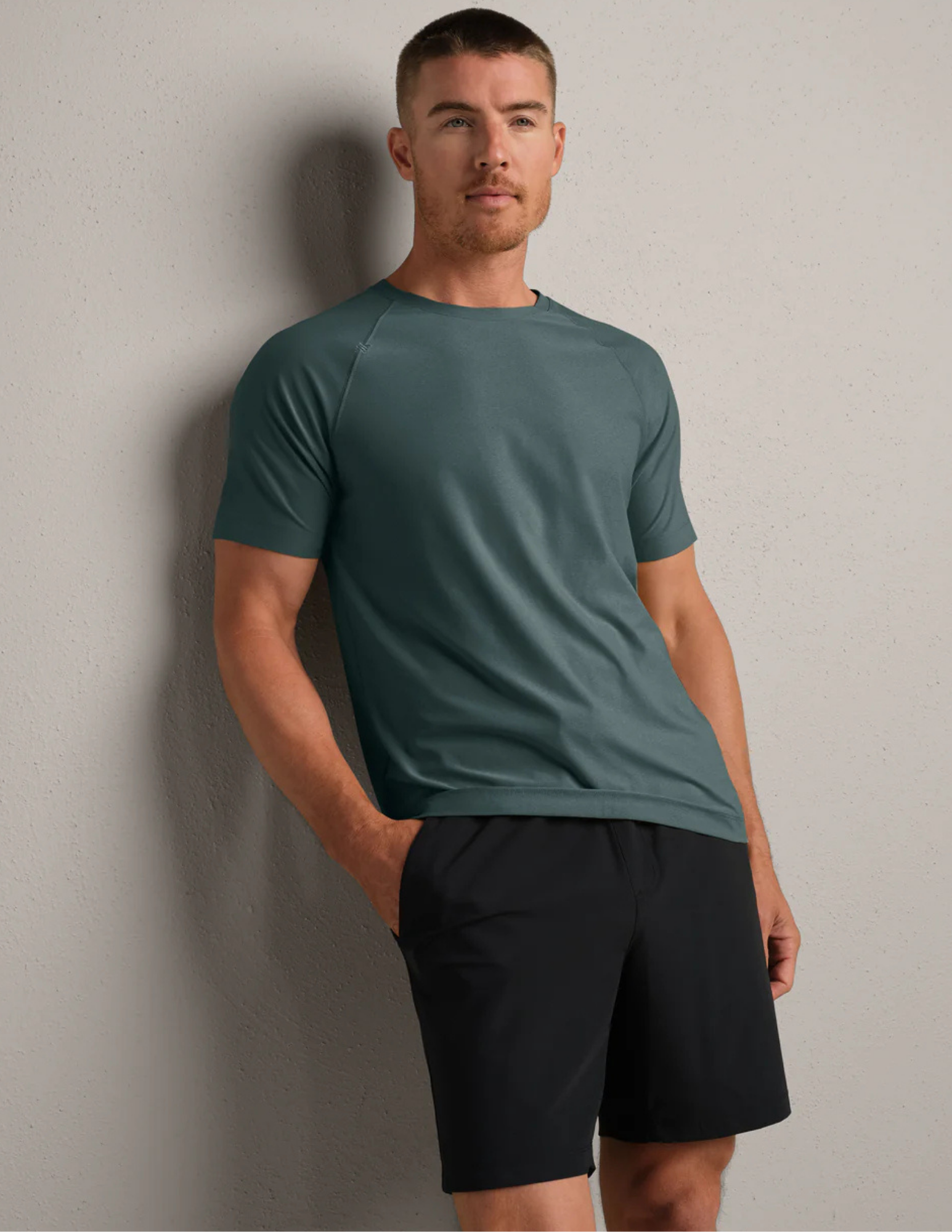 Rhone Apparel - Reign SS Tee- Moss Green Heather