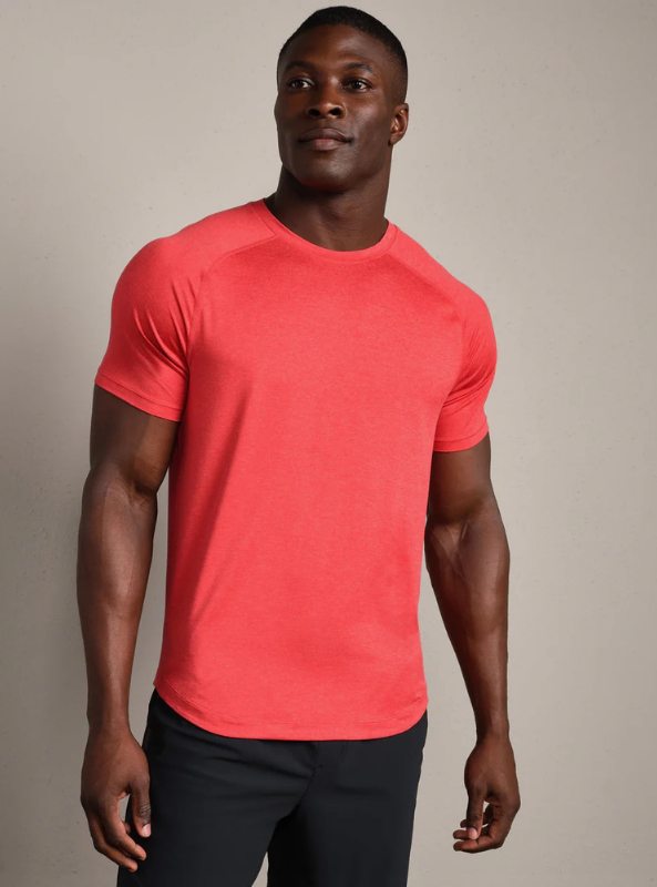 Rhone Atmosphere Tee Cabana Red Heather