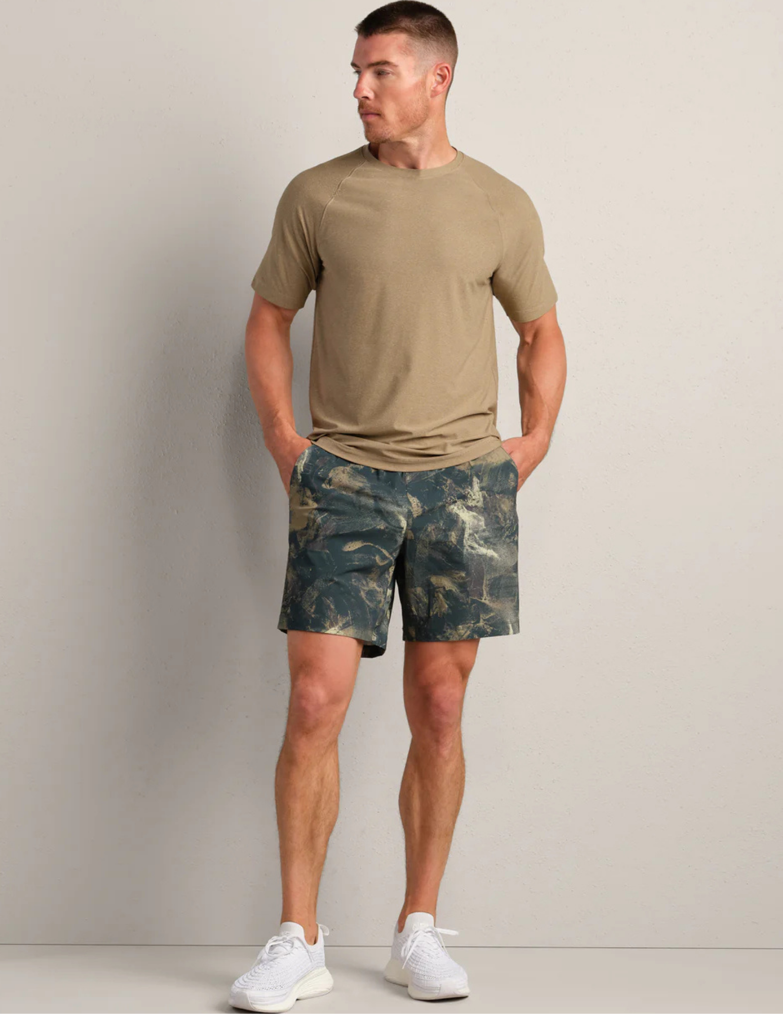 Rhone Reign SS Tee Fatigue Green Heather
