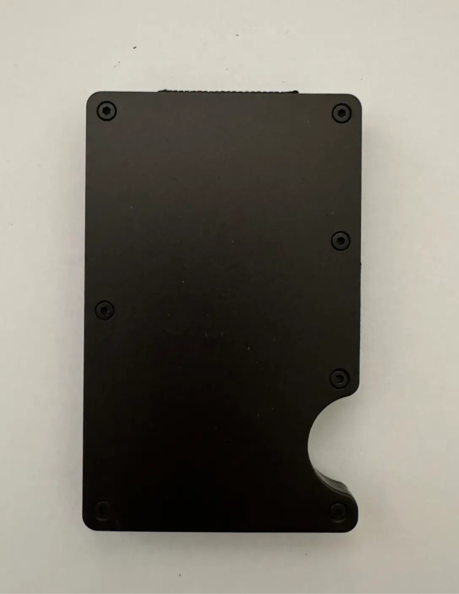 Popular Rfid Metal Slim Wallet- Black