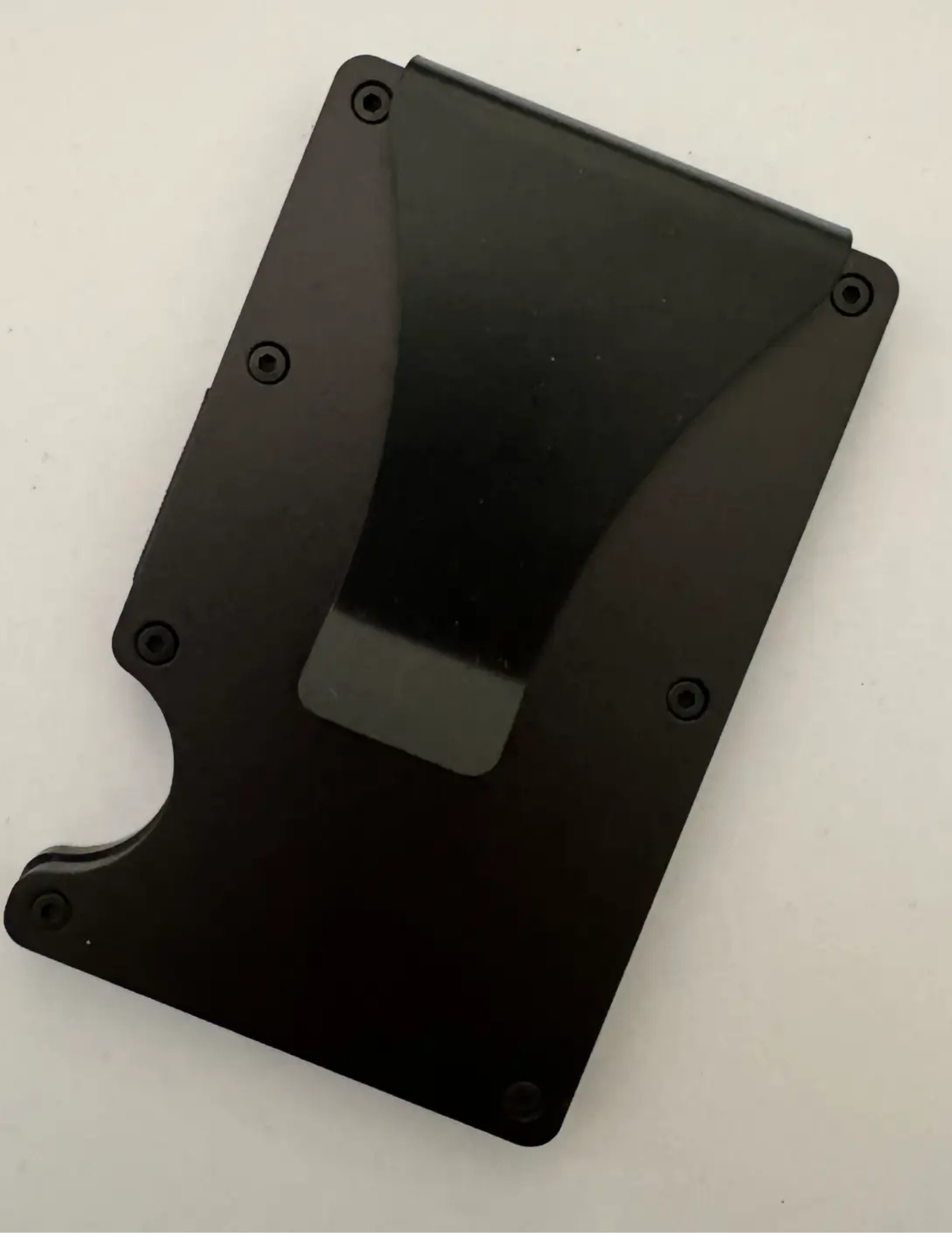 Popular Rfid Metal Slim Wallet- Black