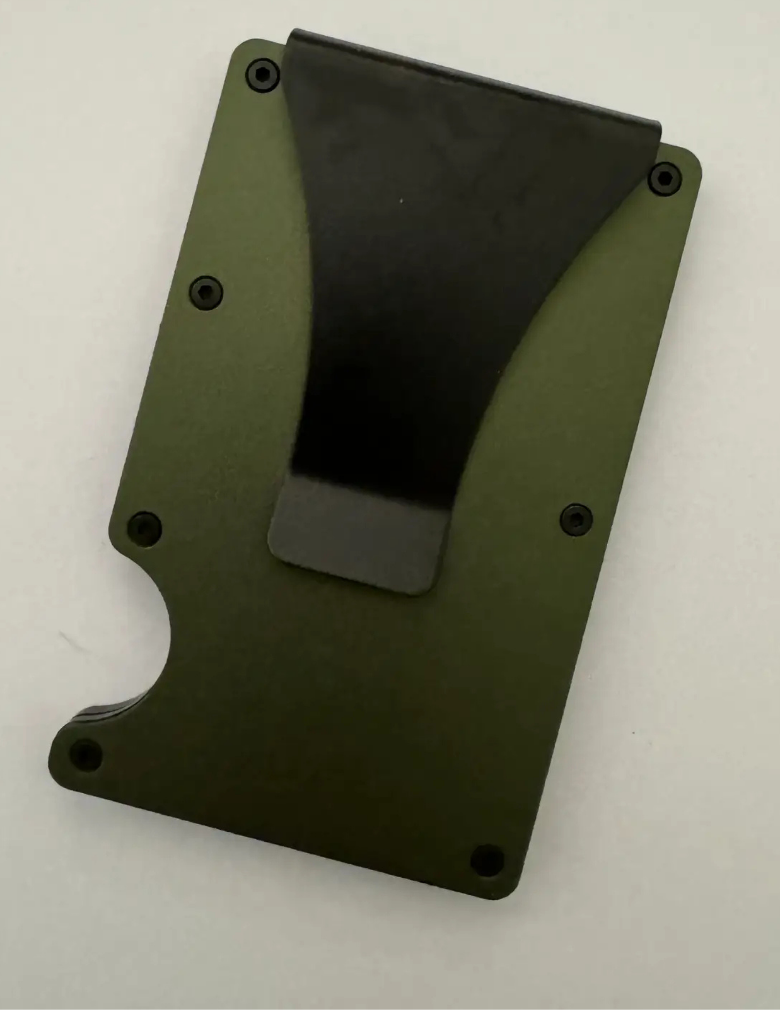 Popular Rfid Metal Slim Wallet- Green