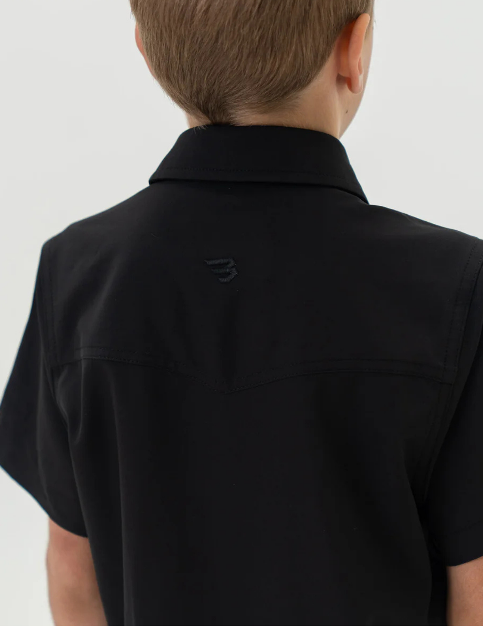 Burlebo Youth Performance Western Shirt Black - The Foundry