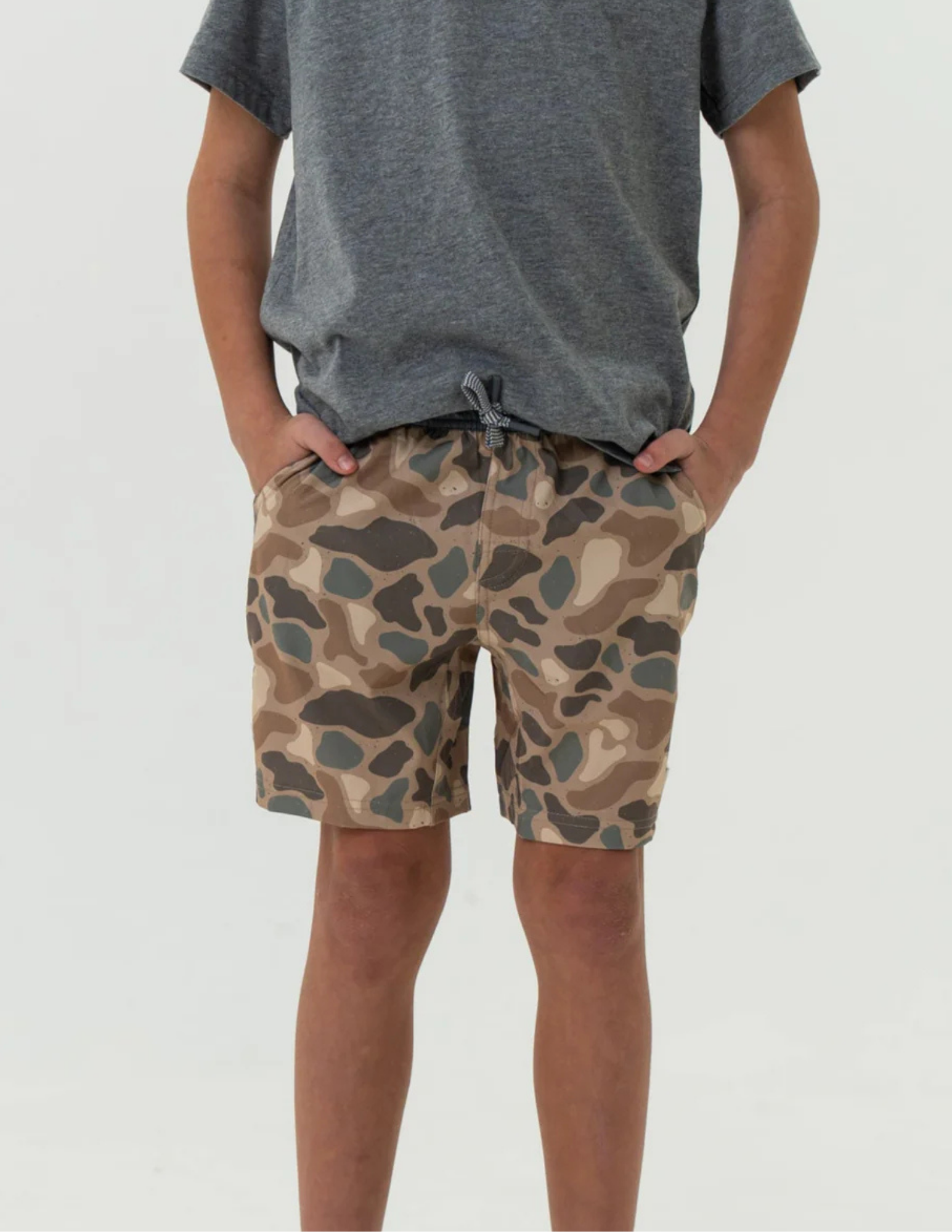 Burlebo Youth Athletic Short - Pintail Camo