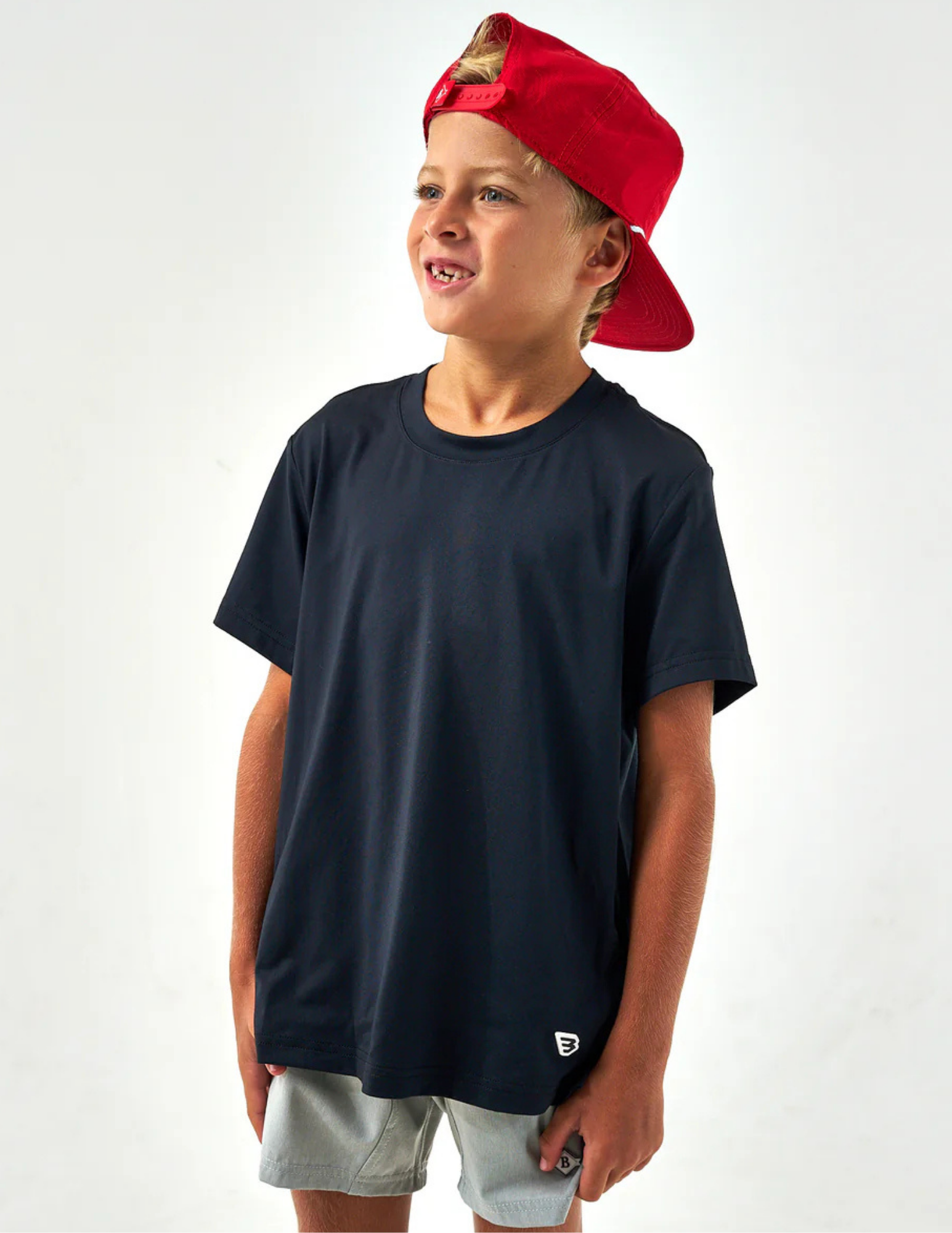 Burlebo Youth Go To Tee Midnight Black