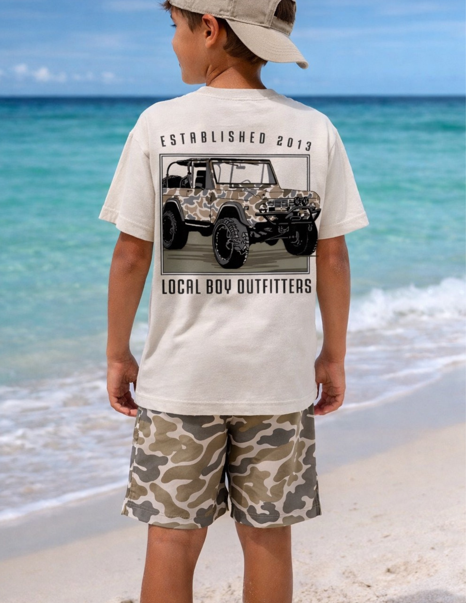 Local Boy Outfitters- Youth Bronco LCF SS Tee- Silver