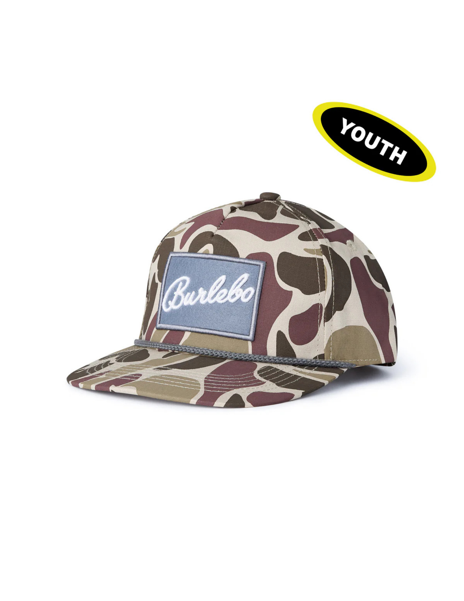 Burlebo Youth Cap Grey Patch Camo