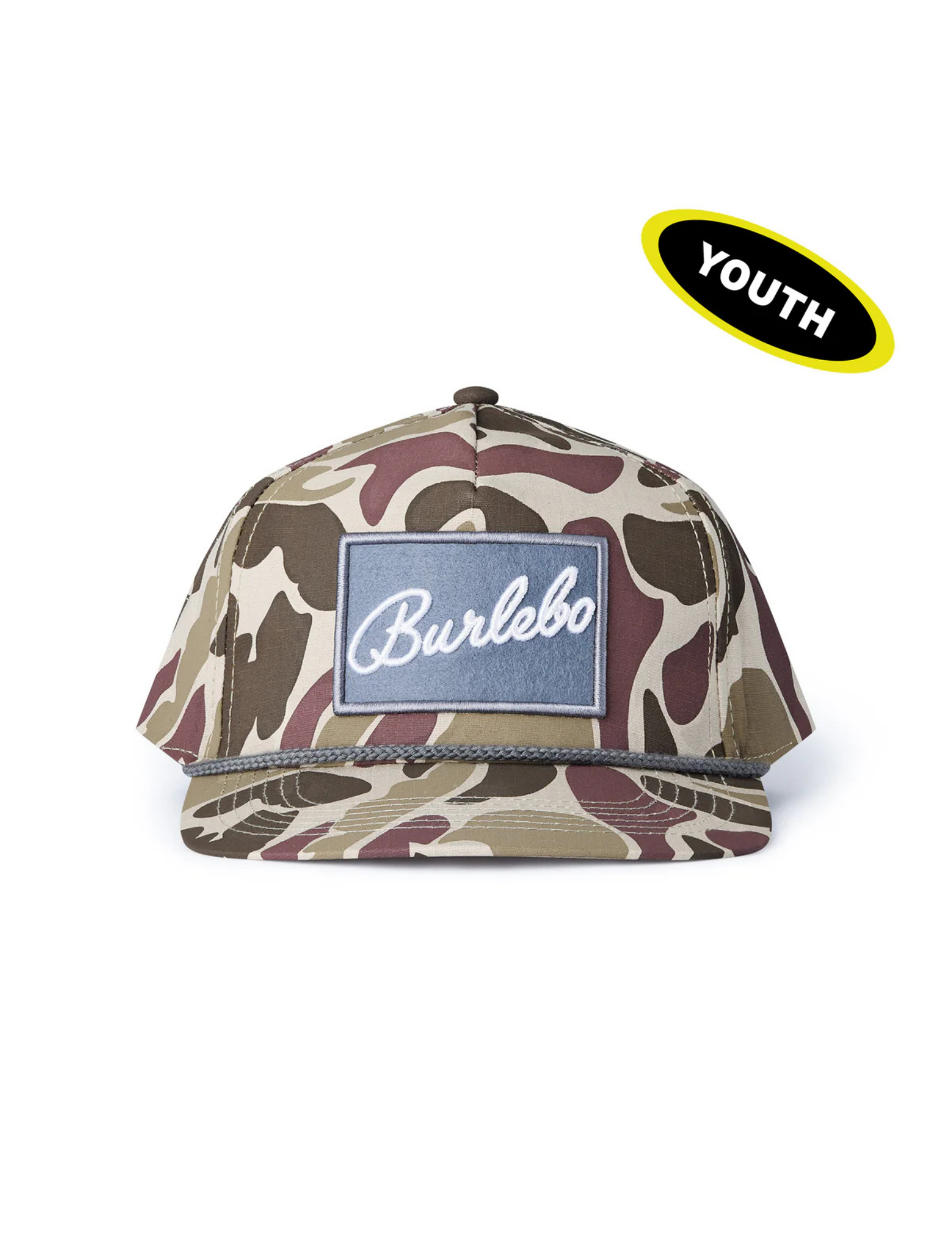 Burlebo Youth Cap Grey Patch Camo
