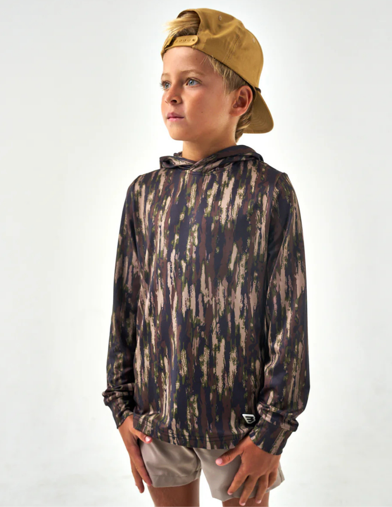 Burlebo Youth Performance Hoodie Midland Camo